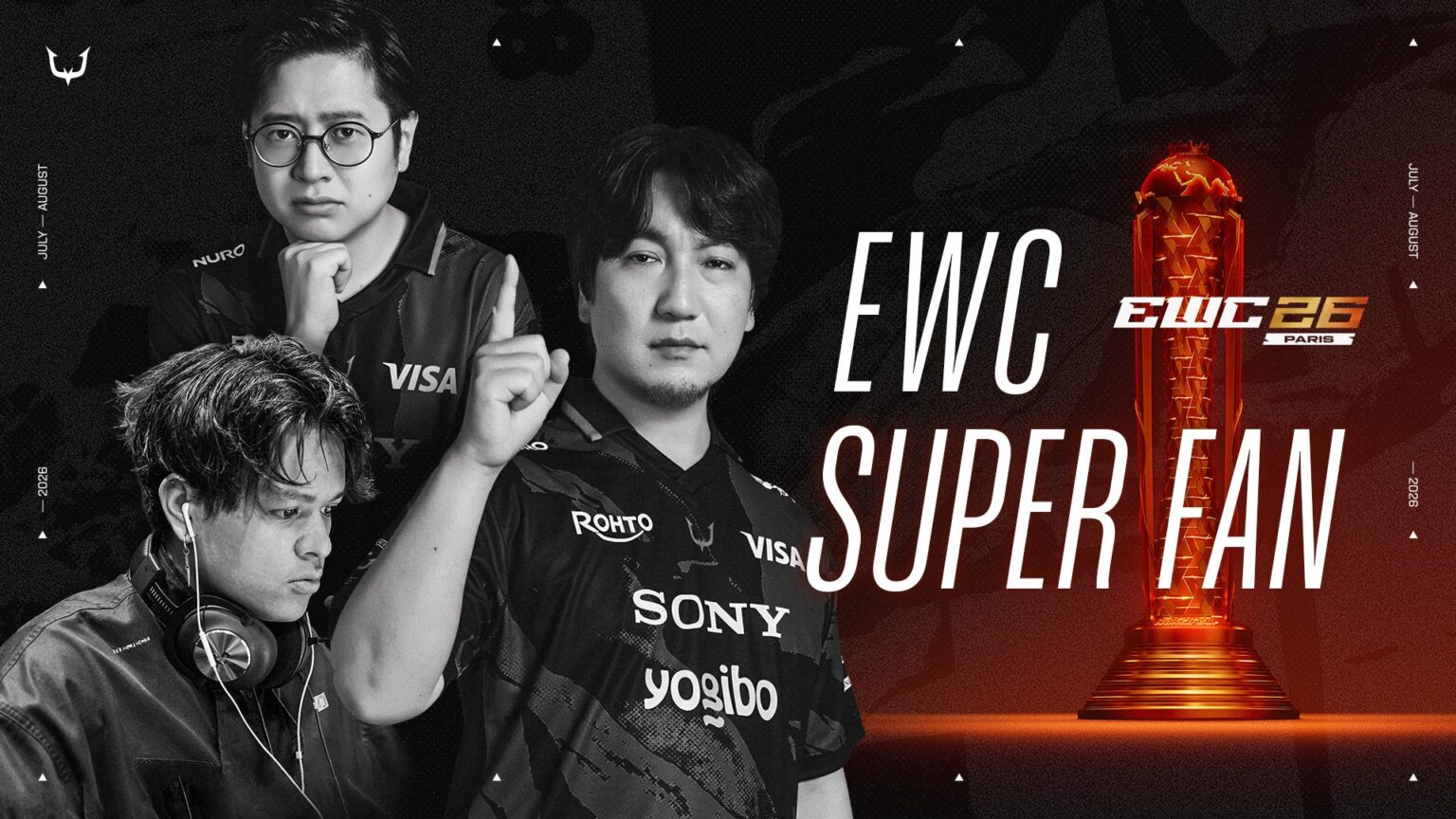 REJECT、EWC 2026パリ現地観戦支援プログラム参加者募集 応募は6月12日23:59まで