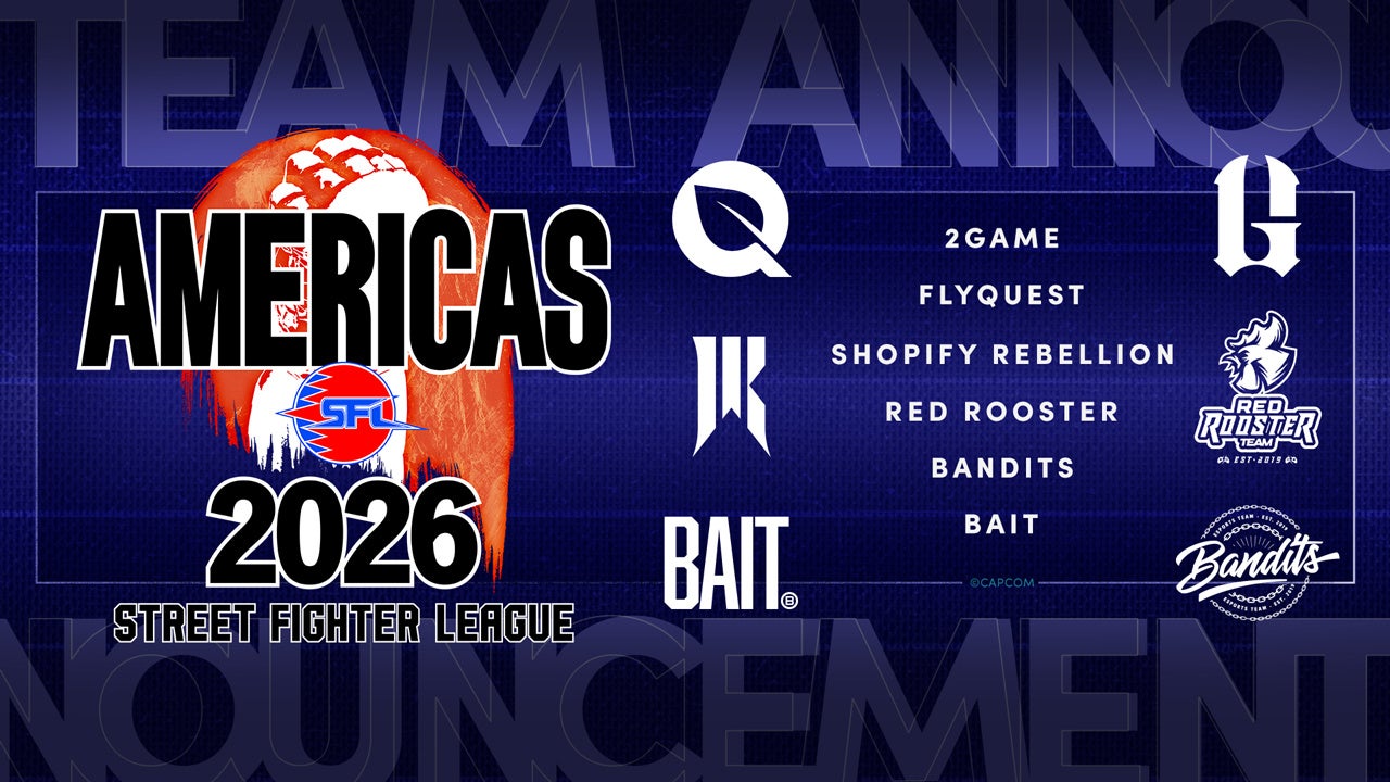 カプコン、Evo 2026で「SFL AMERICAS／EMEAA」2026年シーズン日程と参戦チームを公開