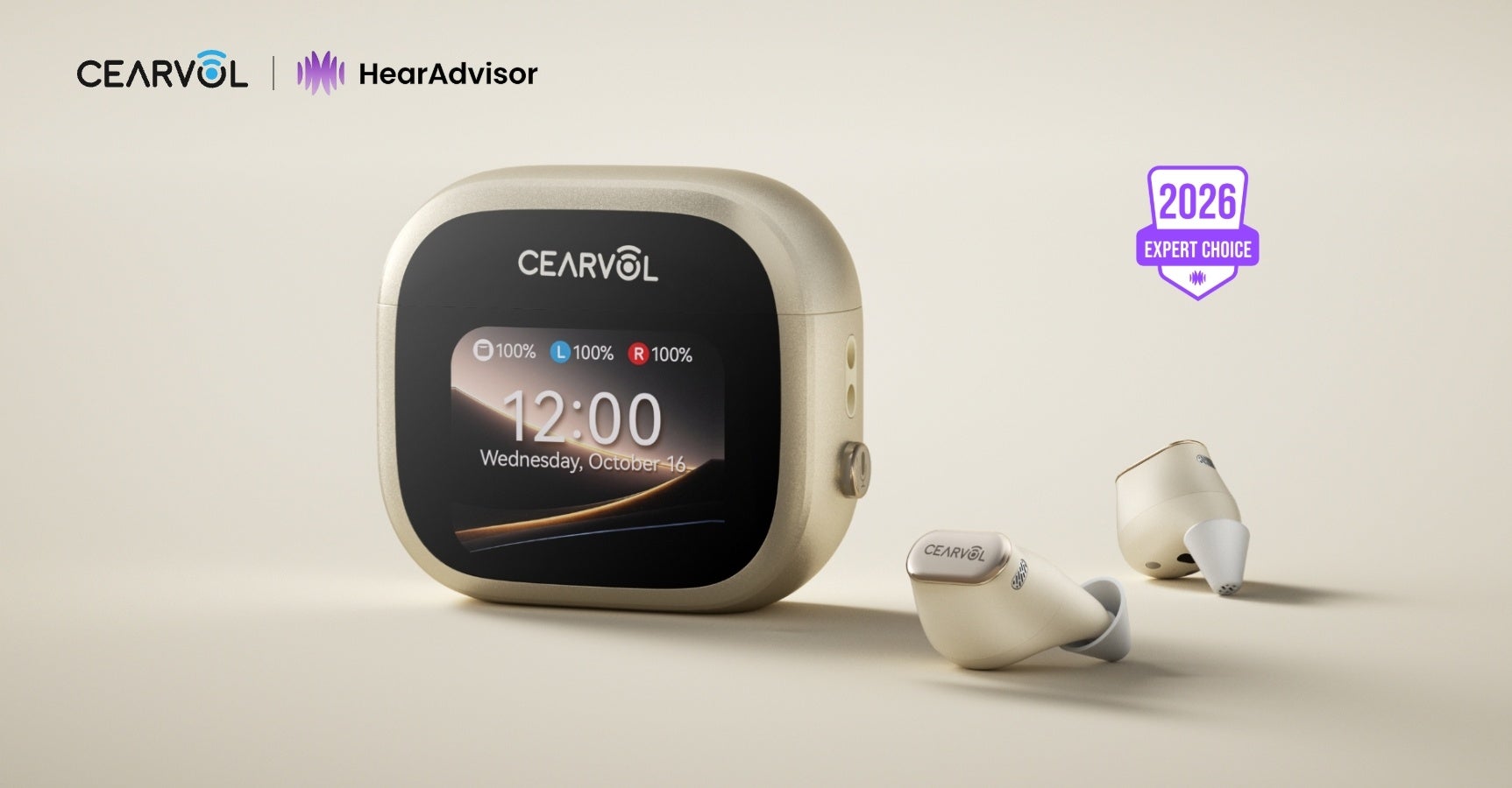 スマホ不要の集音器「Cearvol Wave」、米HearAdvisorで「Expert Choice 2026」選出