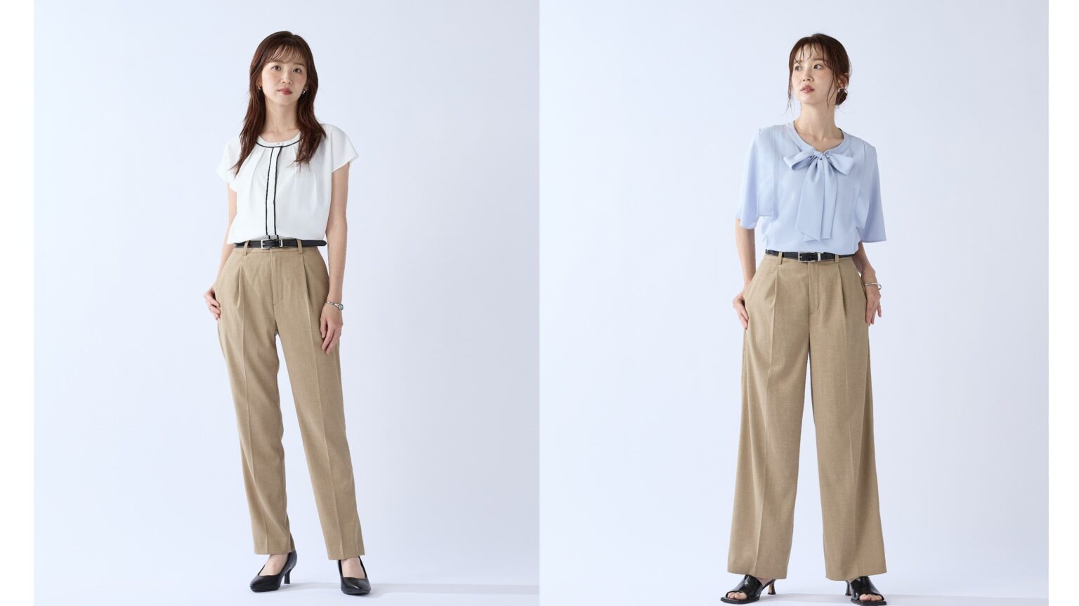 P.S.FA、接触冷感の夏向けレディースパンツ2型を6月24日発売 テーパード6,990円・ワイド7,990円