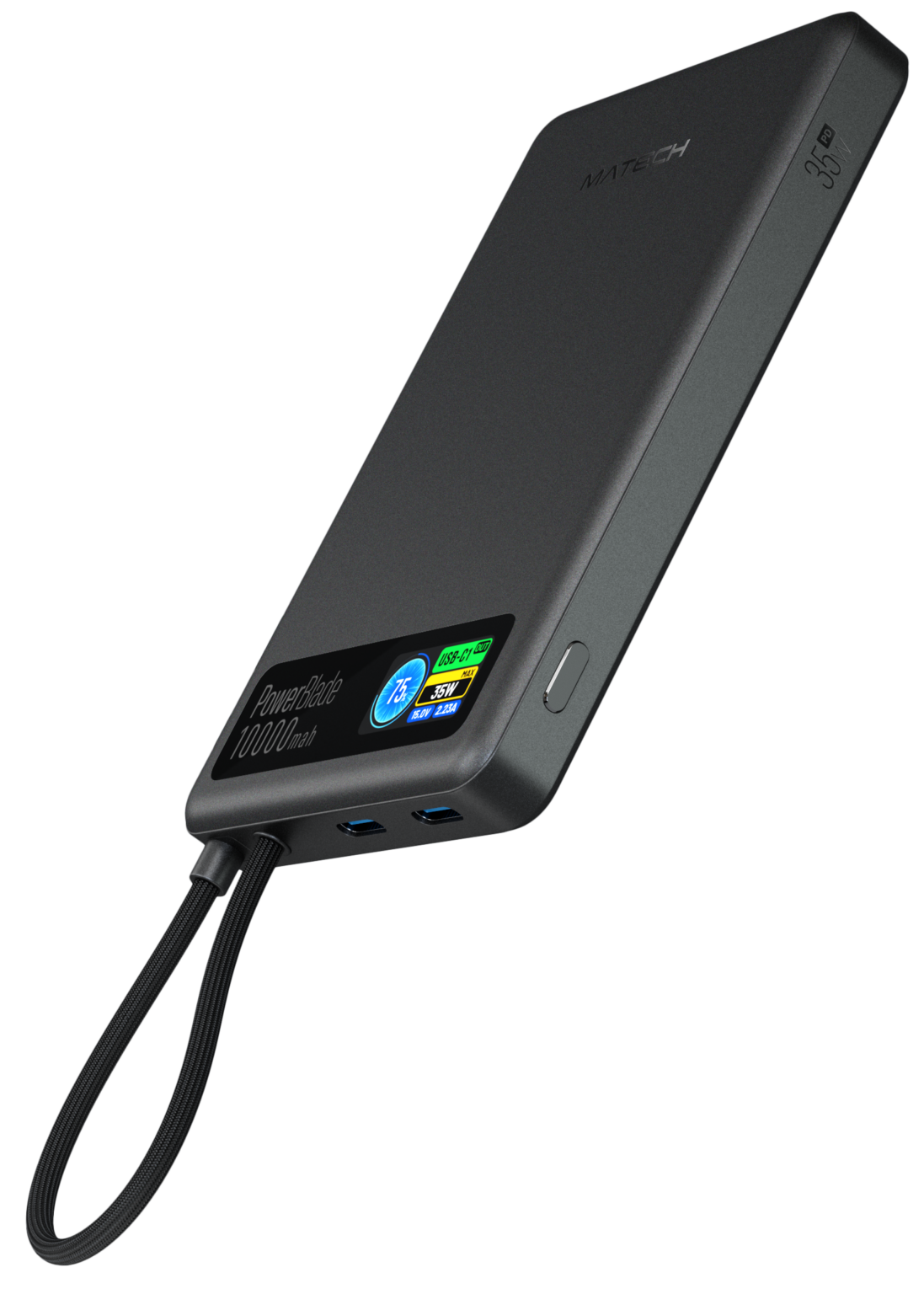 MATECH、半固体電池の超薄型1万mAhバッテリー発売 35W急速充電で先着100個は20%ポイント還元
