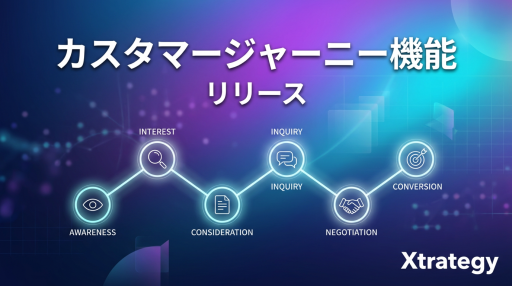フィシルコム、マーケティングSaaS「Xtrategy」にカスタマージャーニー機能を追加