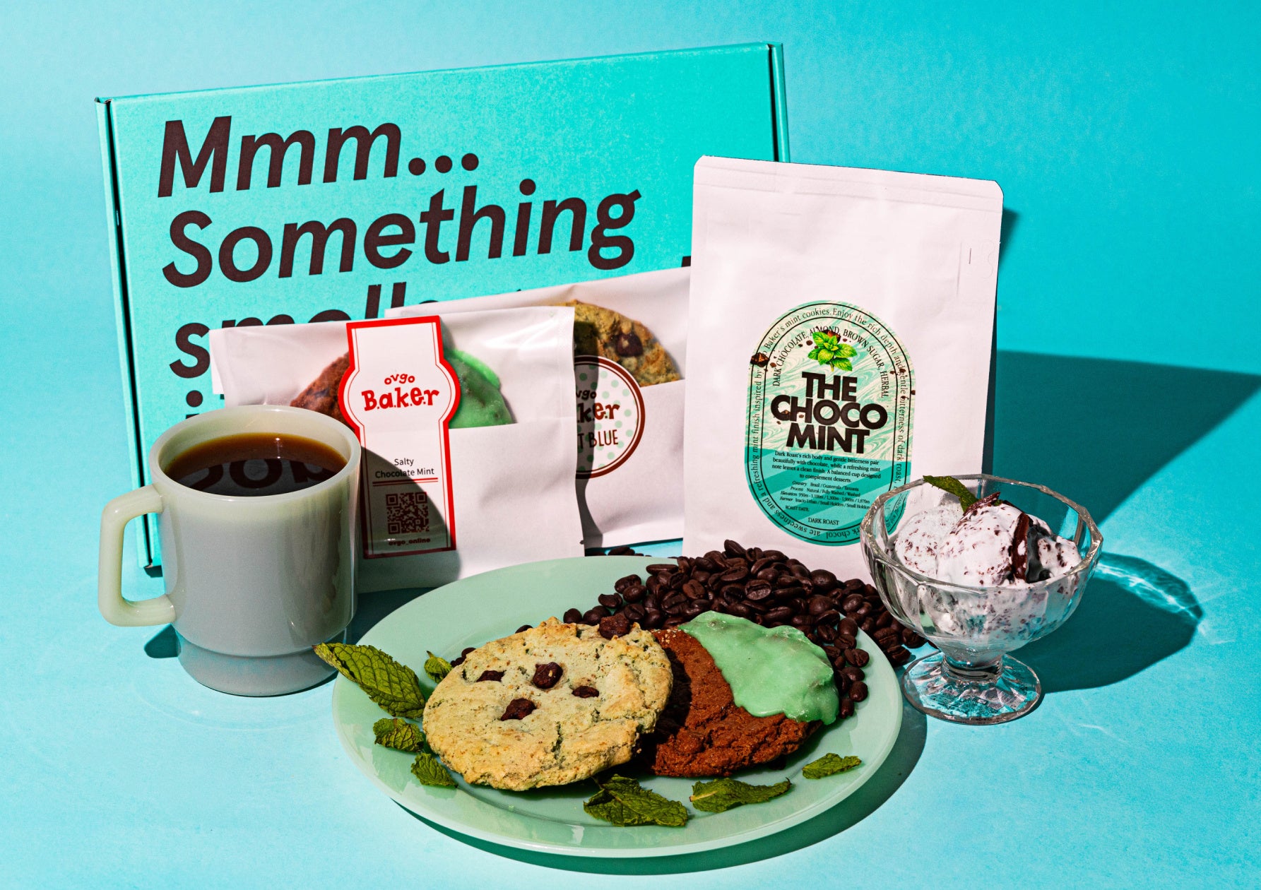 POST COFFEE×ovgo Baker、夏限定「チョコミントボックス」7月7日発売 税込2,980円でクッキー2枚と限定ブレンド POST COFFEE×ovgo Baker、夏限定「チョコミントボックス」7月7日発売 税込2,980円でクッキー2枚と限定ブレンド