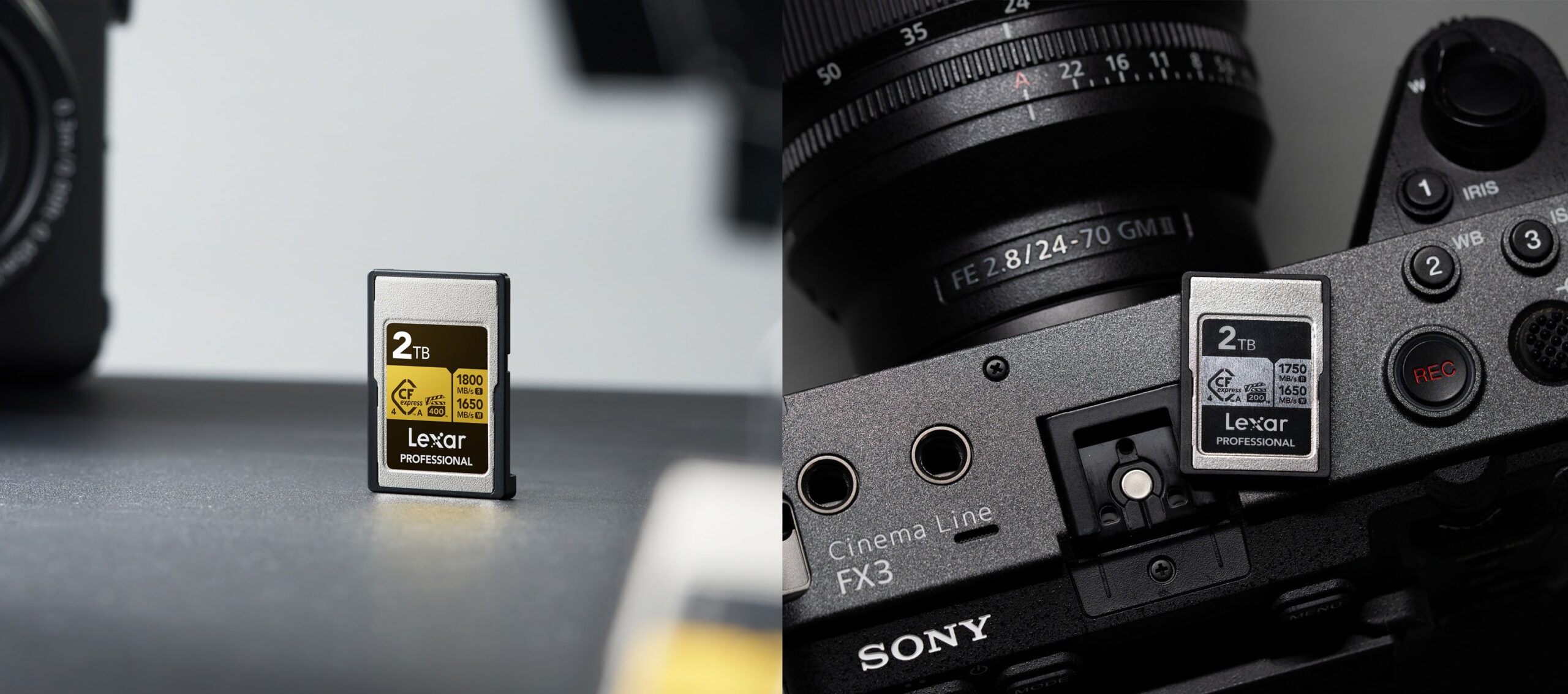 LexarのCFexpress 4.0 Type A「GOLD/SILVER」日本展開、最大読出1800MB/sで高速ワークフロー狙う LexarのCFexpress 4.0 Type A「GOLD/SILVER」日本展開、最大読出1800MB/sで高速ワークフロー狙う