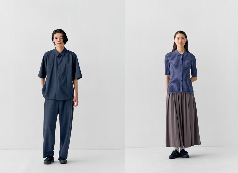 無印良品、「なめらか」素材の紳士ウェアを新展開 婦人は透かし編みシリーズも初投入 無印良品、「なめらか」素材の紳士ウェアを新展開 婦人は透かし編みシリーズも初投入