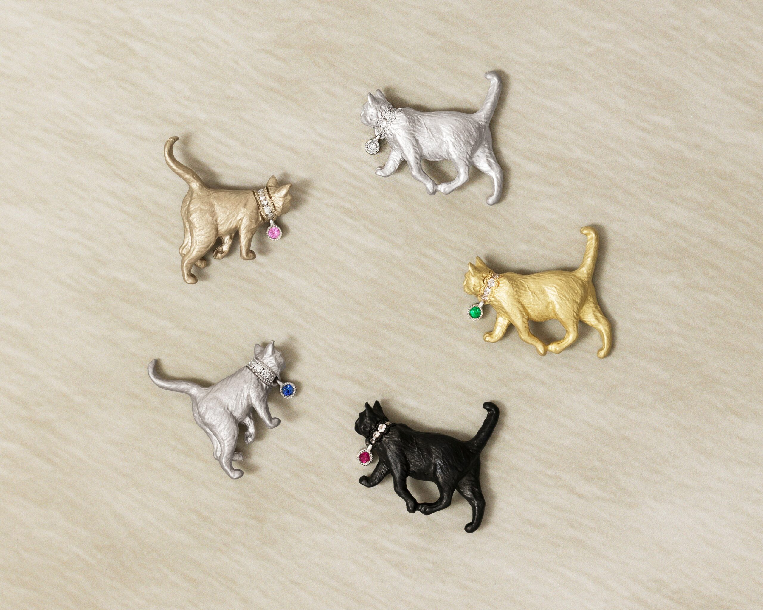 AbHerï、猫モチーフ新作とチャリティ「My Dear Cat」開催 期間限定でシルバー黒・白も追加 AbHerï、猫モチーフ新作とチャリティ「My Dear Cat」開催 期間限定でシルバー黒・白も追加