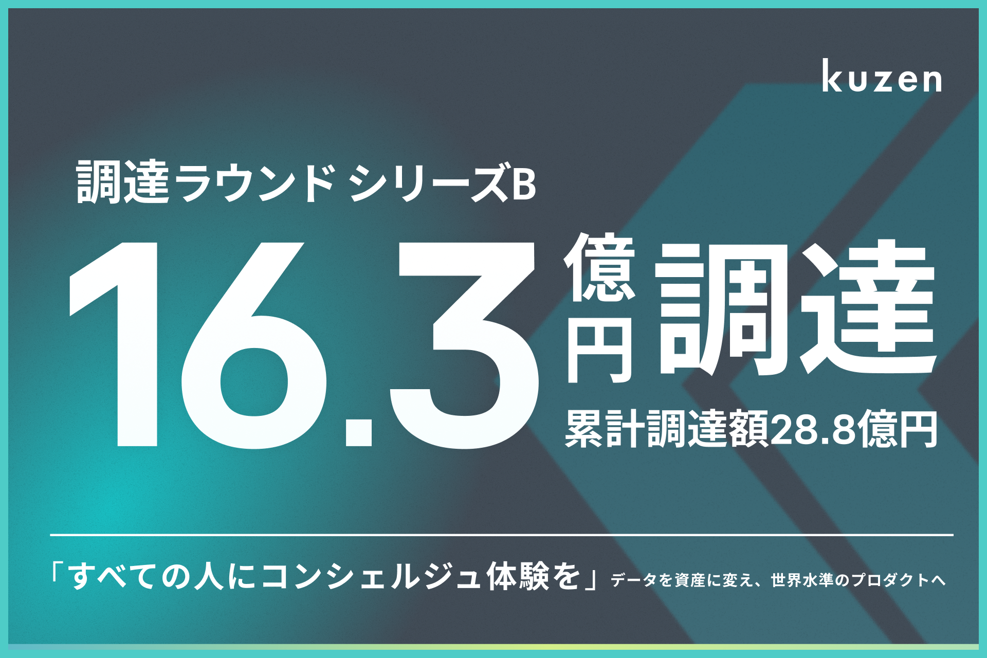 クウゼン、シリーズBで16.3億円調達 AIエージェント強化と海外展開へ クウゼン、シリーズBで16.3億円調達 AIエージェント強化と海外展開へ