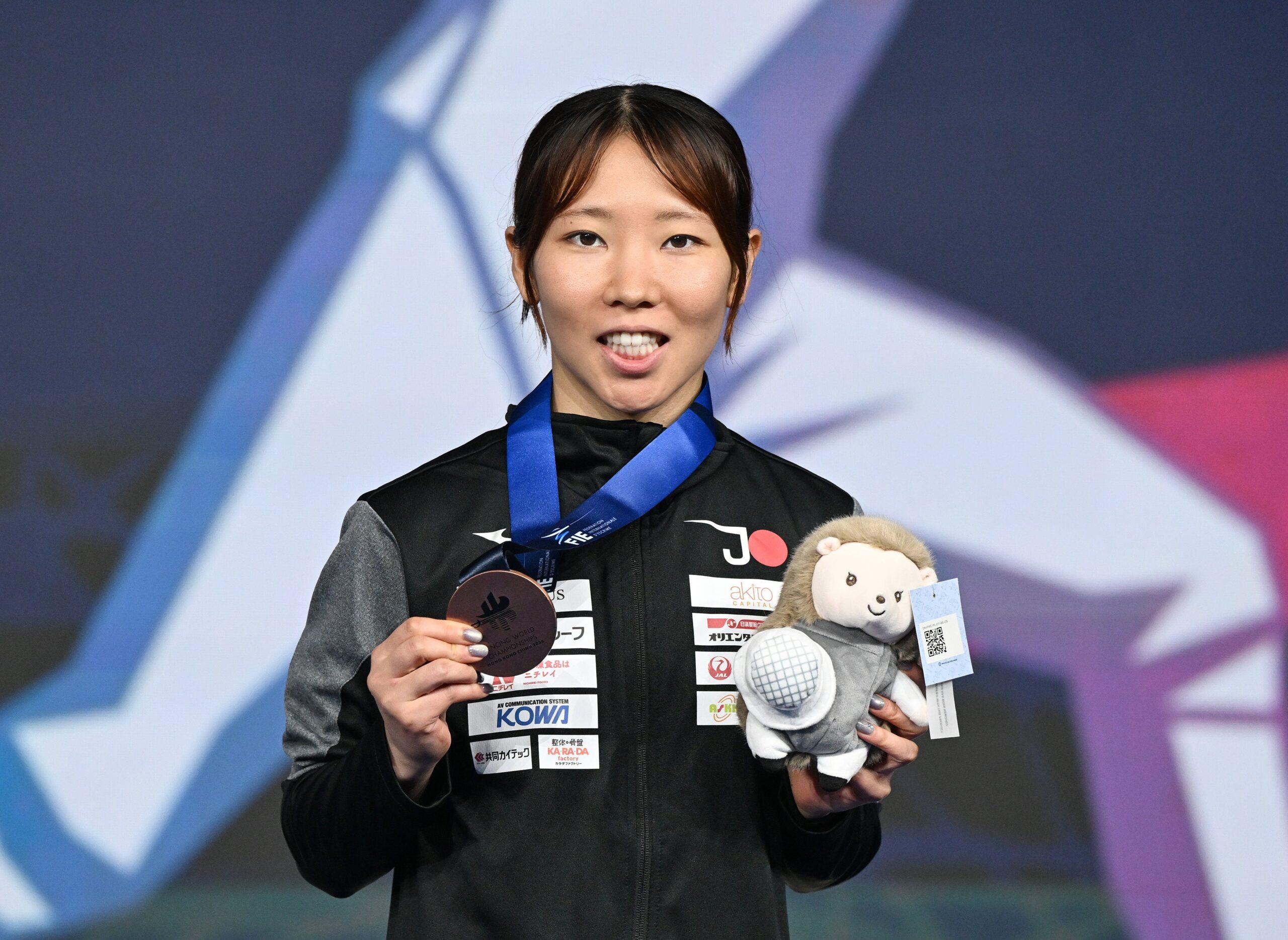 上野優佳が世界選手権女子フルーレ個人で銅、日本勢初メダル