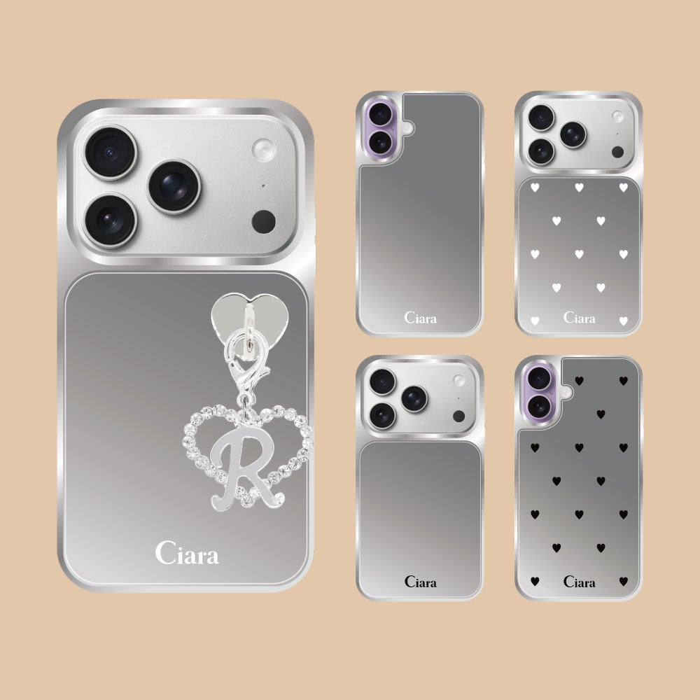 背面ミラー付き「ミラーシルバーバンパーケース」Ciaraが発売、各4,950円 背面ミラー付き「ミラーシルバーバンパーケース」Ciaraが発売、各4,950円