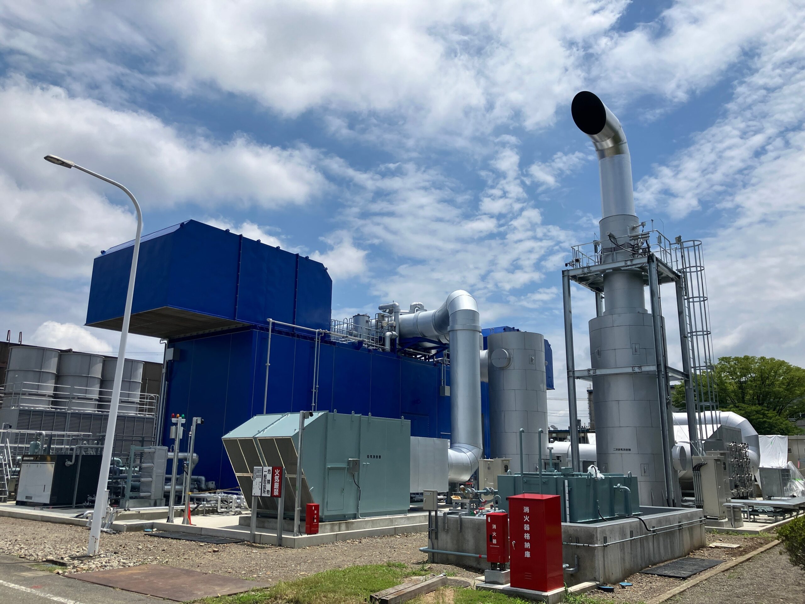 IHI原動機、群馬・太田でアンモニア燃料6,000kW級発電の実証開始 燃料比率・GHG削減90%超目標 IHI原動機、群馬・太田でアンモニア燃料6,000kW級発電の実証開始 燃料比率・GHG削減90%超目標