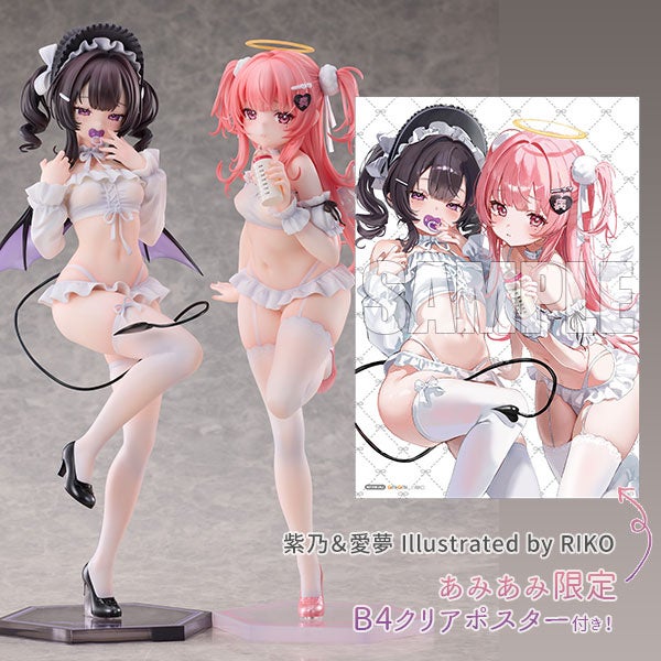 RIKO「紫乃&愛夢」1/6完成品フィギュア、あみあみで特典付き案内 価格4万2900円 RIKO「紫乃&愛夢」1/6完成品フィギュア、あみあみで特典付き案内 価格4万2900円