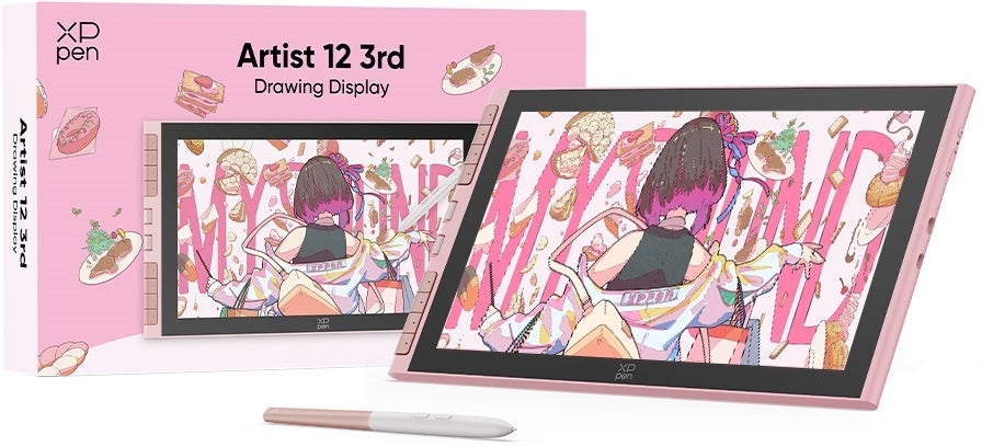 XPPen「Artist 12 3rd」に新色ピンク、7月3日からオンライン販売 価格は3万6980円 XPPen「Artist 12 3rd」に新色ピンク、7月3日からオンライン販売 価格は3万6980円