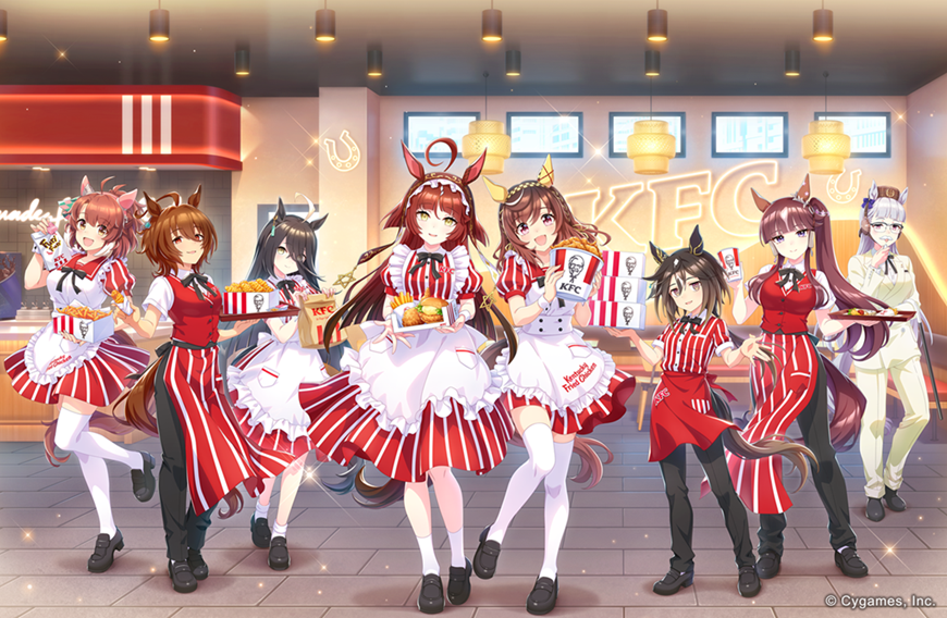 KFC全国で『ウマ娘』コラボ、ネットオーダー限定セット1500円を2期販売　抽選は373人