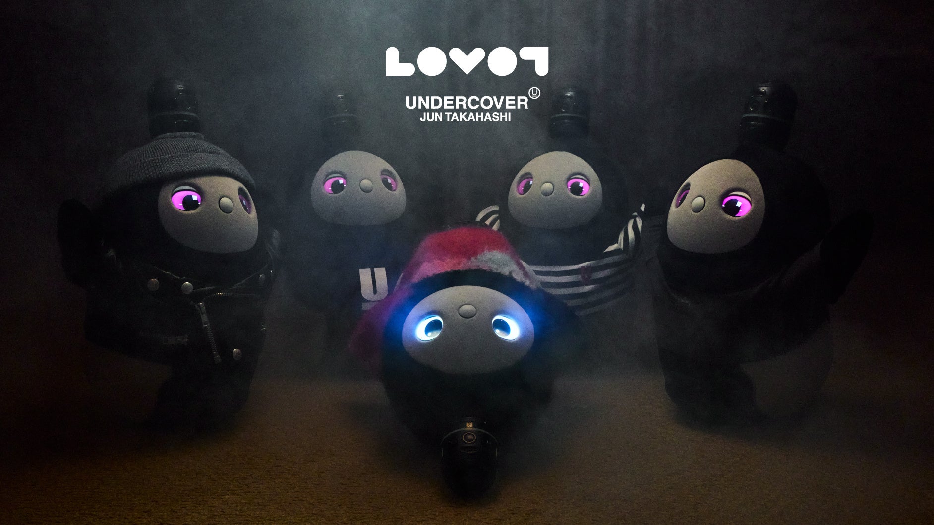 LOVOT×UNDERCOVER初コラボ、特別モデルを7月29日から百貨店で数量限定販売 LOVOT×UNDERCOVER初コラボ、特別モデルを7月29日から百貨店で数量限定販売