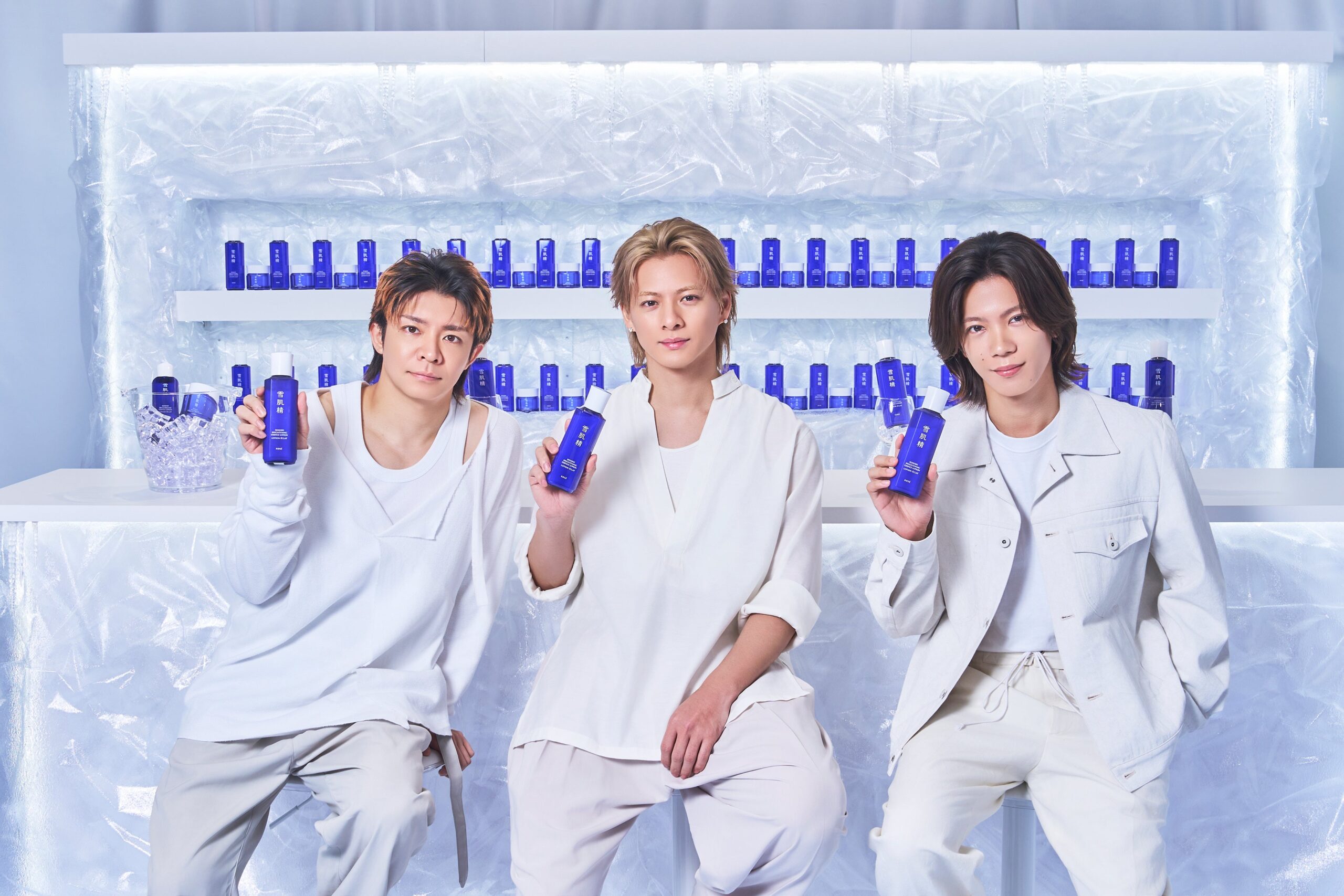 コーセー「雪肌精」冷やして体感、銀座で夏限定ポップアップ　Number_i来場とWEBムービー同時展開