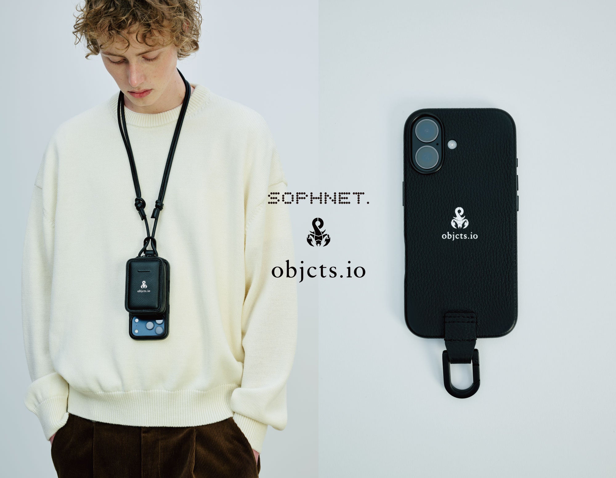 objcts.io、SOPHNET.初コラボでスコーピオンロゴ入り「MagWear」iPhone 17向け発売