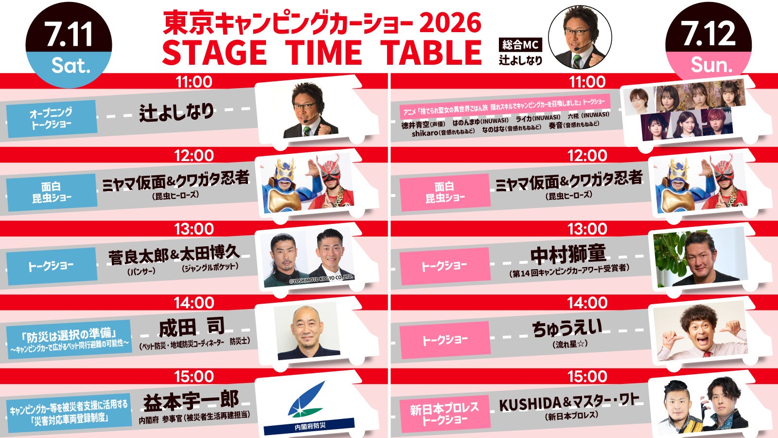 東京キャンピングカーショー2026、最終登壇者と初披露5台を公開 展示は過去最多238台 東京キャンピングカーショー2026、最終登壇者と初披露5台を公開 展示は過去最多238台
