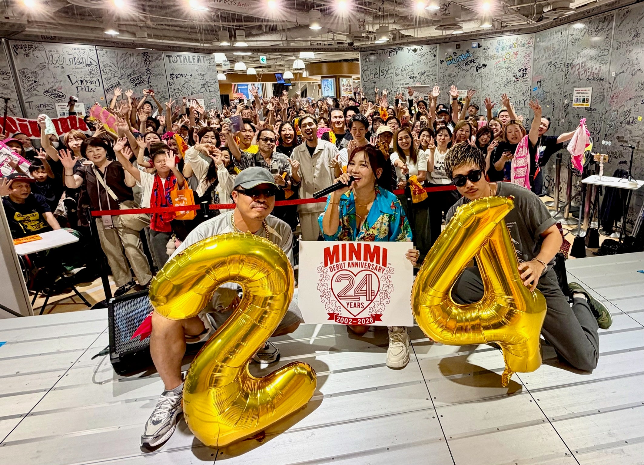 MINMI、デビュー24周年当日に大阪でミニライブ 武道館公演のフロントアクトにHIPPY決定 MINMI、デビュー24周年当日に大阪でミニライブ 武道館公演のフロントアクトにHIPPY決定