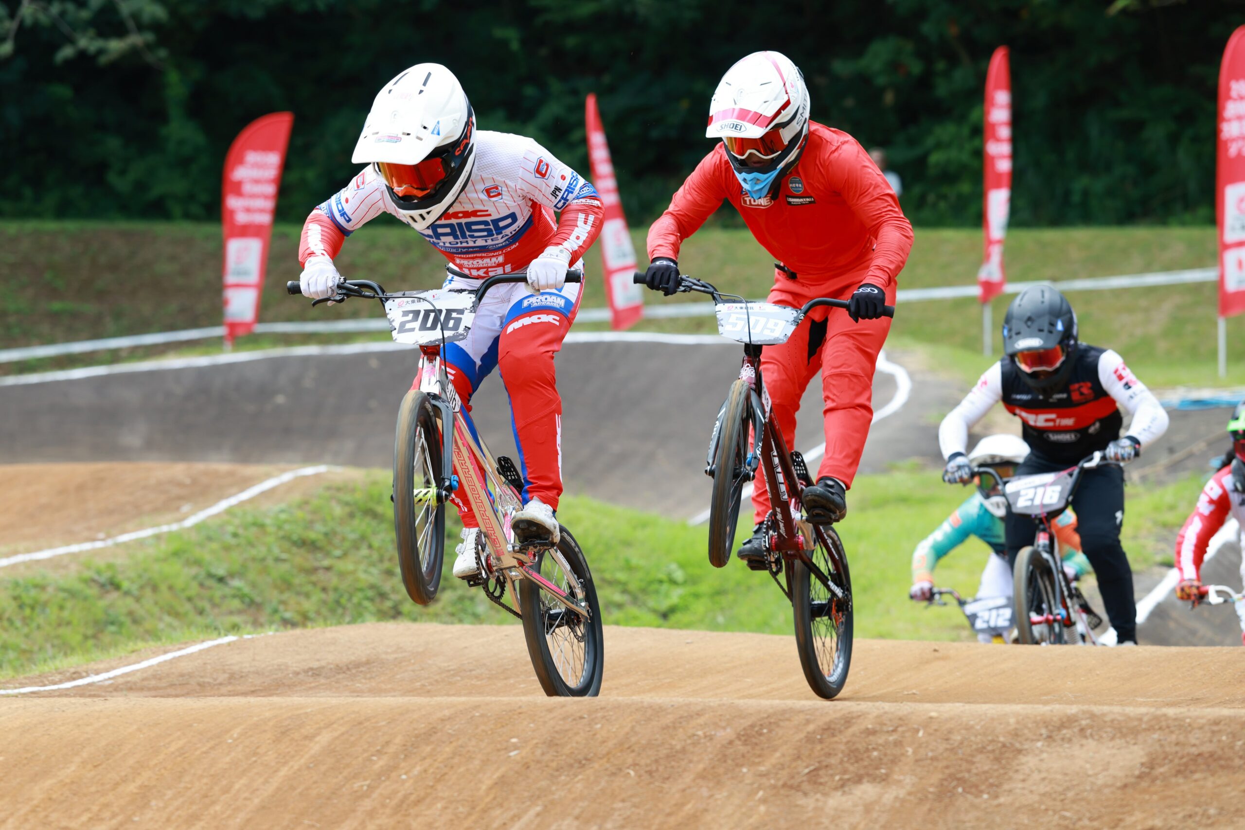 JBMXF新潟第6戦、橋本颯馬が今季初V　UCIワールドチャレンジ入賞6選手も表彰