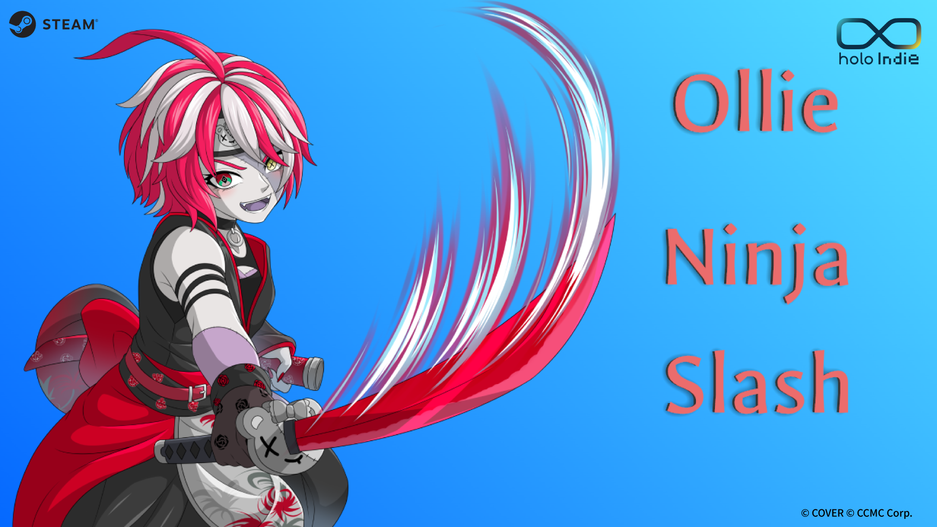holo Indie新作『Ollie Ninja Slash』Steamページ公開、9月18日発売予定で250円