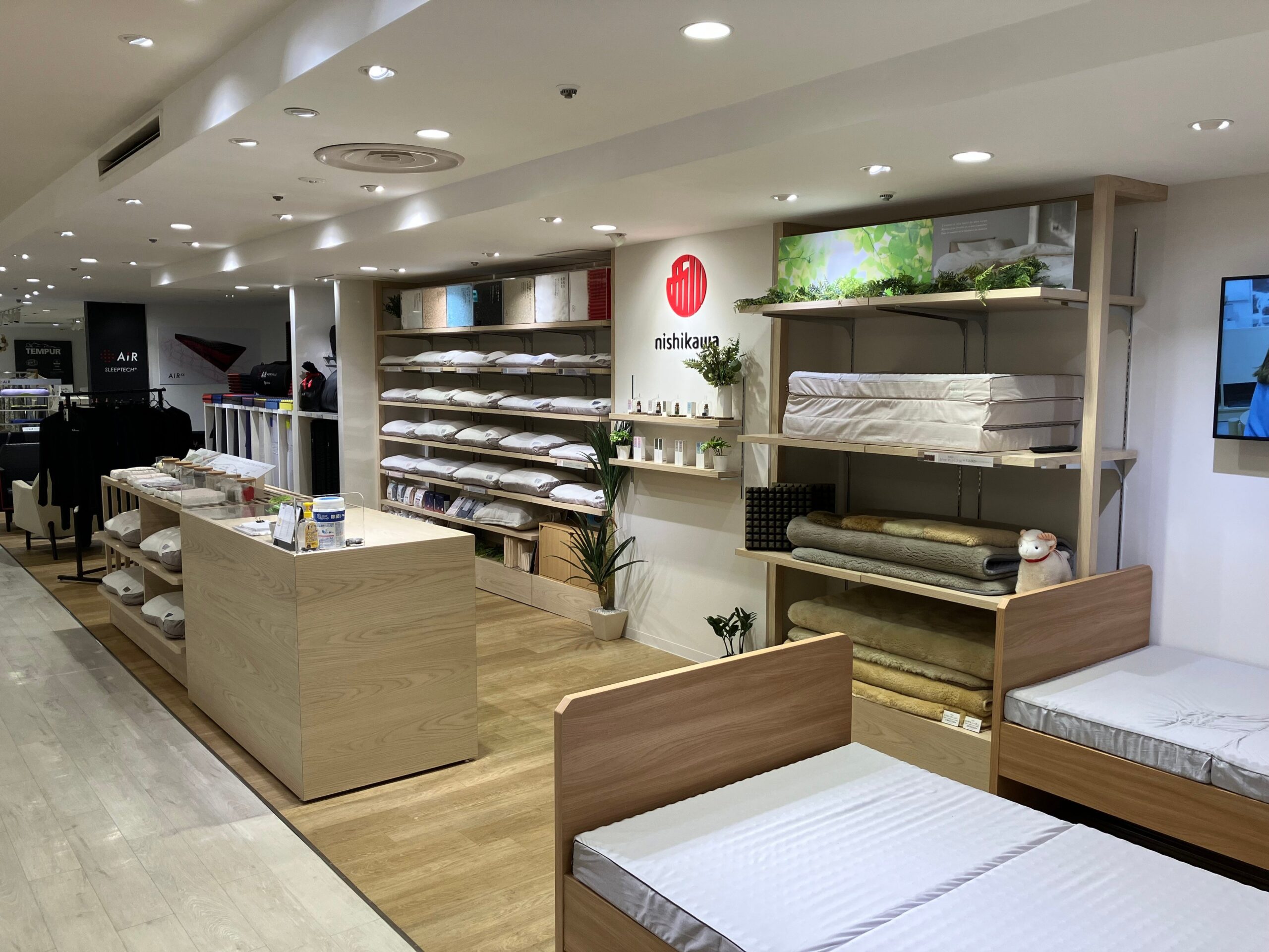 西川、松屋銀座6階の体験型「nishikawa shop」を8月28日11時に刷新オープン