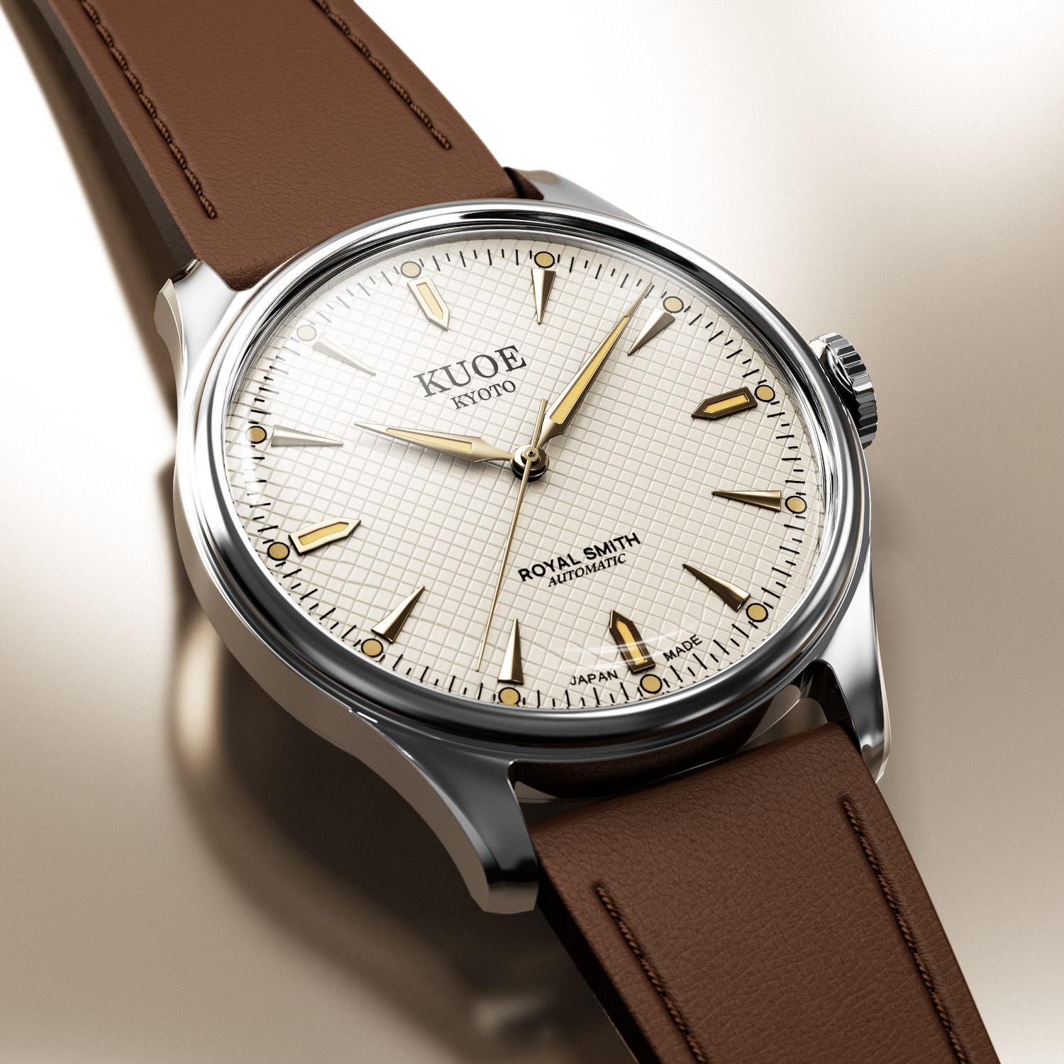 KUOE KYOTO「ROYAL SMITH 90-006」に39mm追加、8月21日発売 KUOE KYOTO「ROYAL SMITH 90-006」に39mm追加、8月21日発売