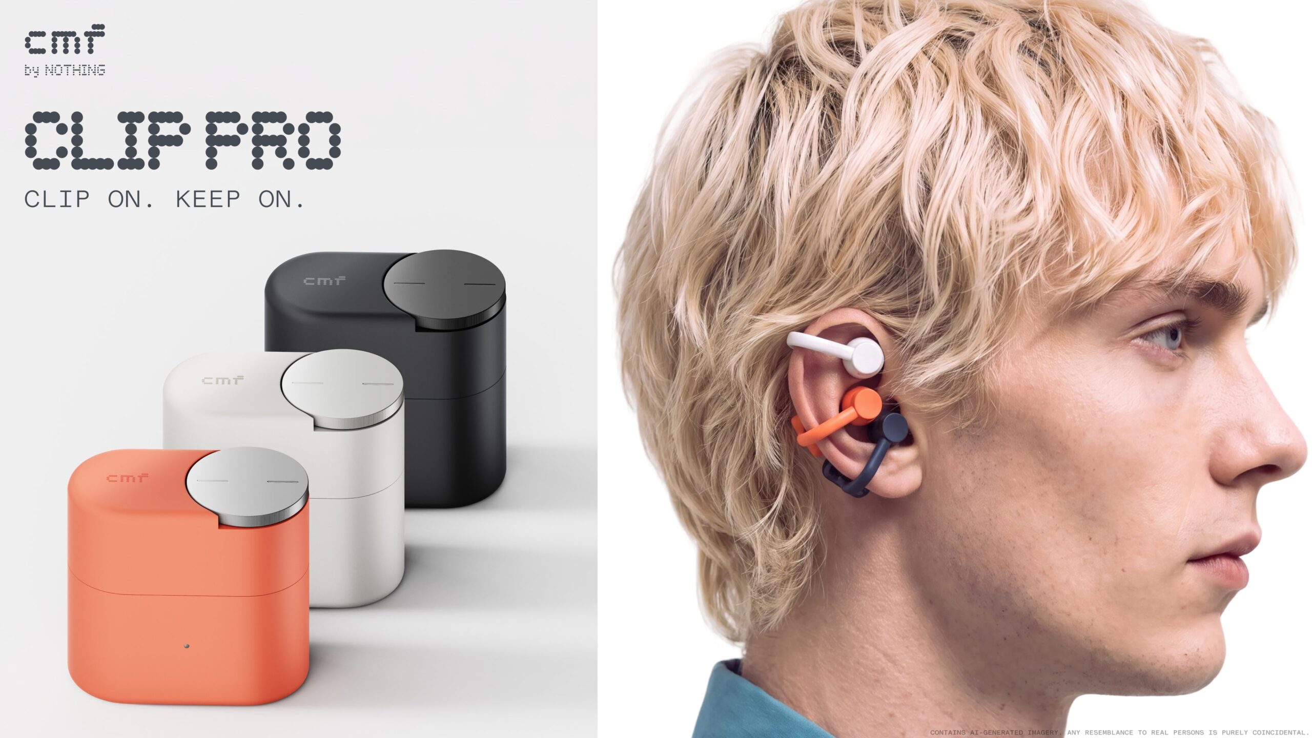 Nothing、初のクリップ型オープンイヤー「CMF Clip Pro」発売 12,800円で最長32.5時間再生 Nothing、初のクリップ型オープンイヤー「CMF Clip Pro」発売 12,800円で最長32.5時間再生
