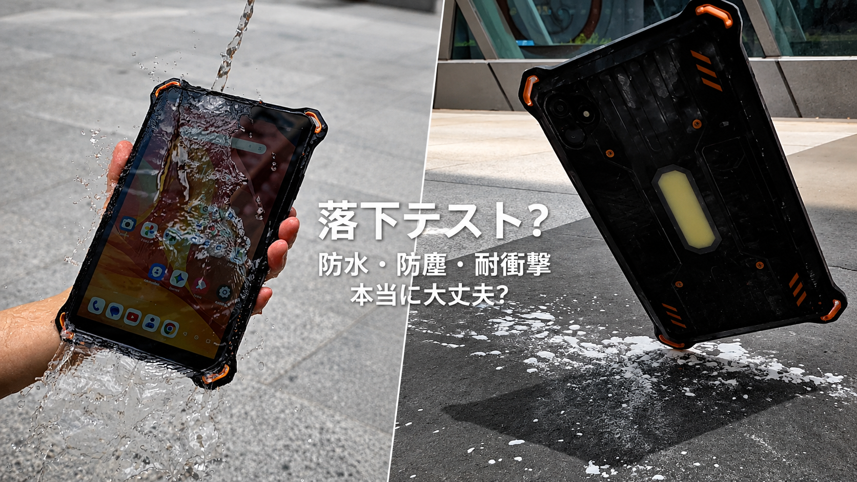 8.68インチ「AGM PAD P3 Compact」実機レビュー動画公開　IP68/IP69K対応のタフネスタブレットを検証