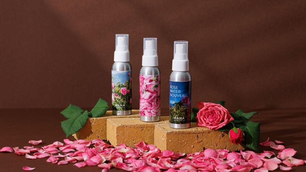 HANA ORGANIC、数量限定ミスト「ローズウォーターヌーボー2026」9月14日発売 2年ぶり復活 HANA ORGANIC、数量限定ミスト「ローズウォーターヌーボー2026」9月14日発売 2年ぶり復活