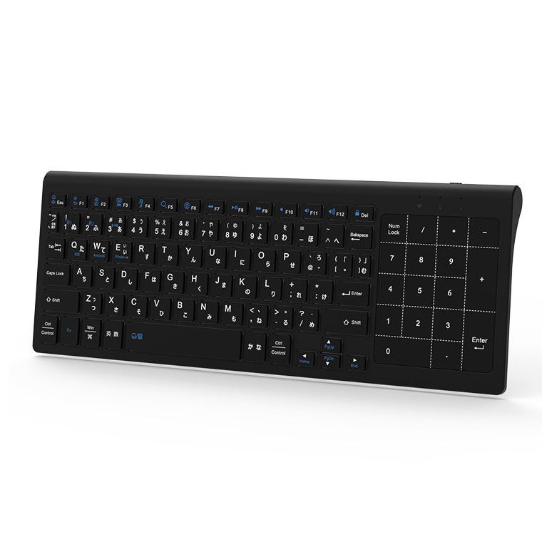 タッチパッドとテンキー一体の3in1無線キーボード、L&LライブリーライフがTikTokショップで発売 タッチパッドとテンキー一体の3in1無線キーボード、L&LライブリーライフがTikTokショップで発売