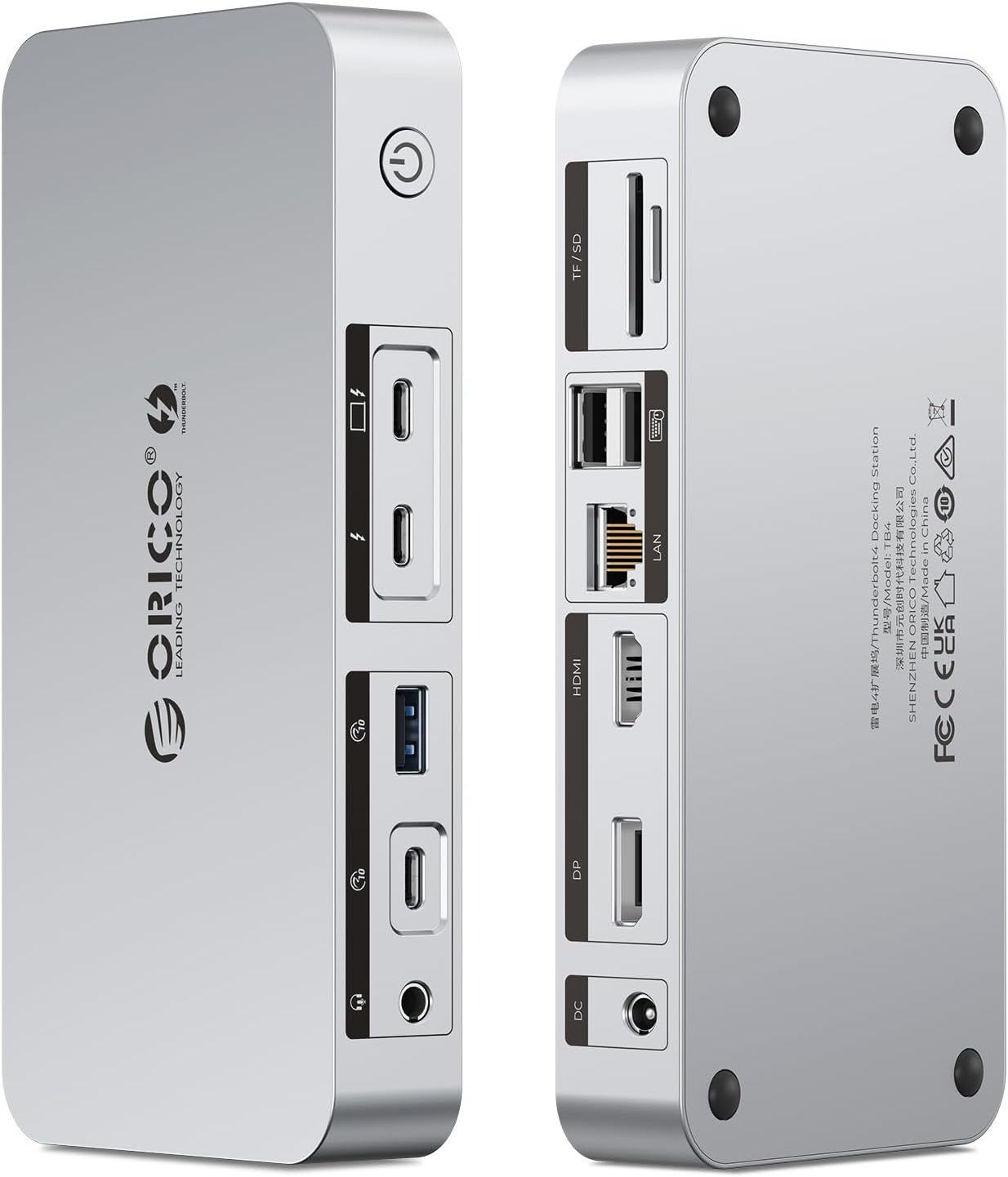 ORICO、Thunderbolt 4認証の12-in-1ドッキングステーション投入 最大40Gbps・85W給電で8K出力対応 ORICO、Thunderbolt 4認証の12-in-1ドッキングステーション投入 最大40Gbps・85W給電で8K出力対応