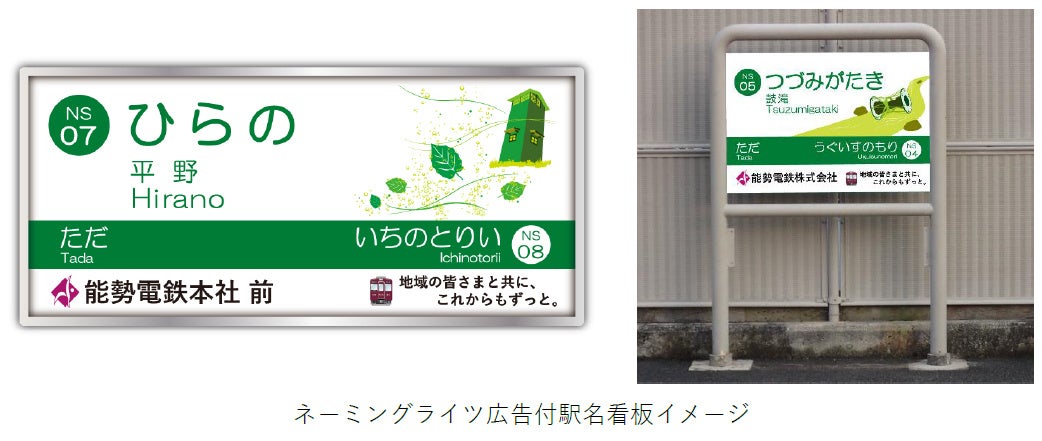 能勢電鉄、14駅でネーミングライツ募集開始 年間33万~99万円で副駅名掲出 能勢電鉄、14駅でネーミングライツ募集開始 年間33万~99万円で副駅名掲出