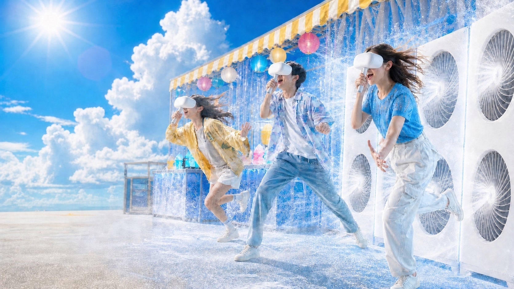 XR×冷風ミストの「激冷コースター」、都内3会場で9月限定開催へ XR×冷風ミストの「激冷コースター」、都内3会場で9月限定開催へ