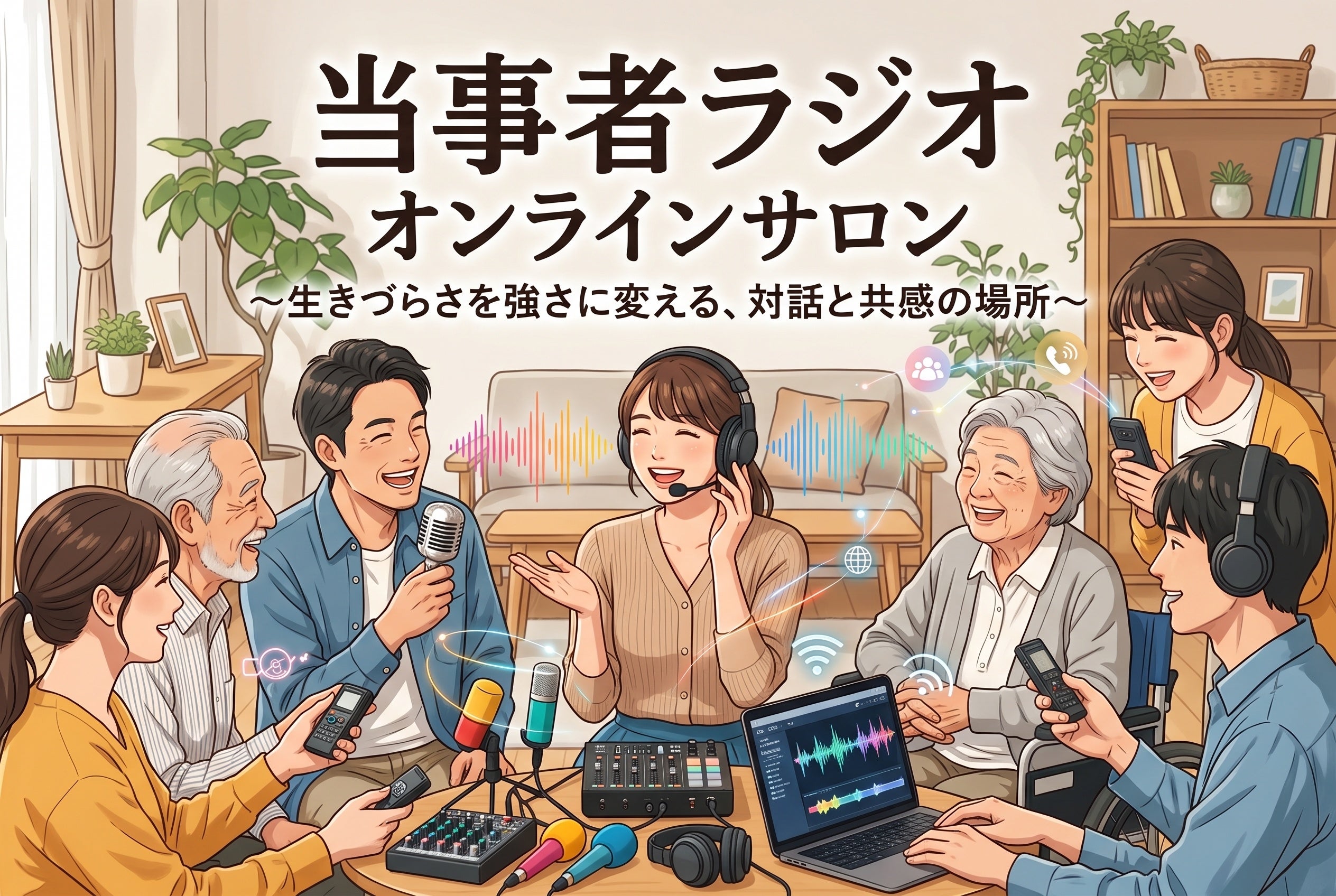 月500円で当事者同士がつながる「当事者ラジオ」オンラインサロン、CAMPFIREで開始 月500円で当事者同士がつながる「当事者ラジオ」オンラインサロン、CAMPFIREで開始