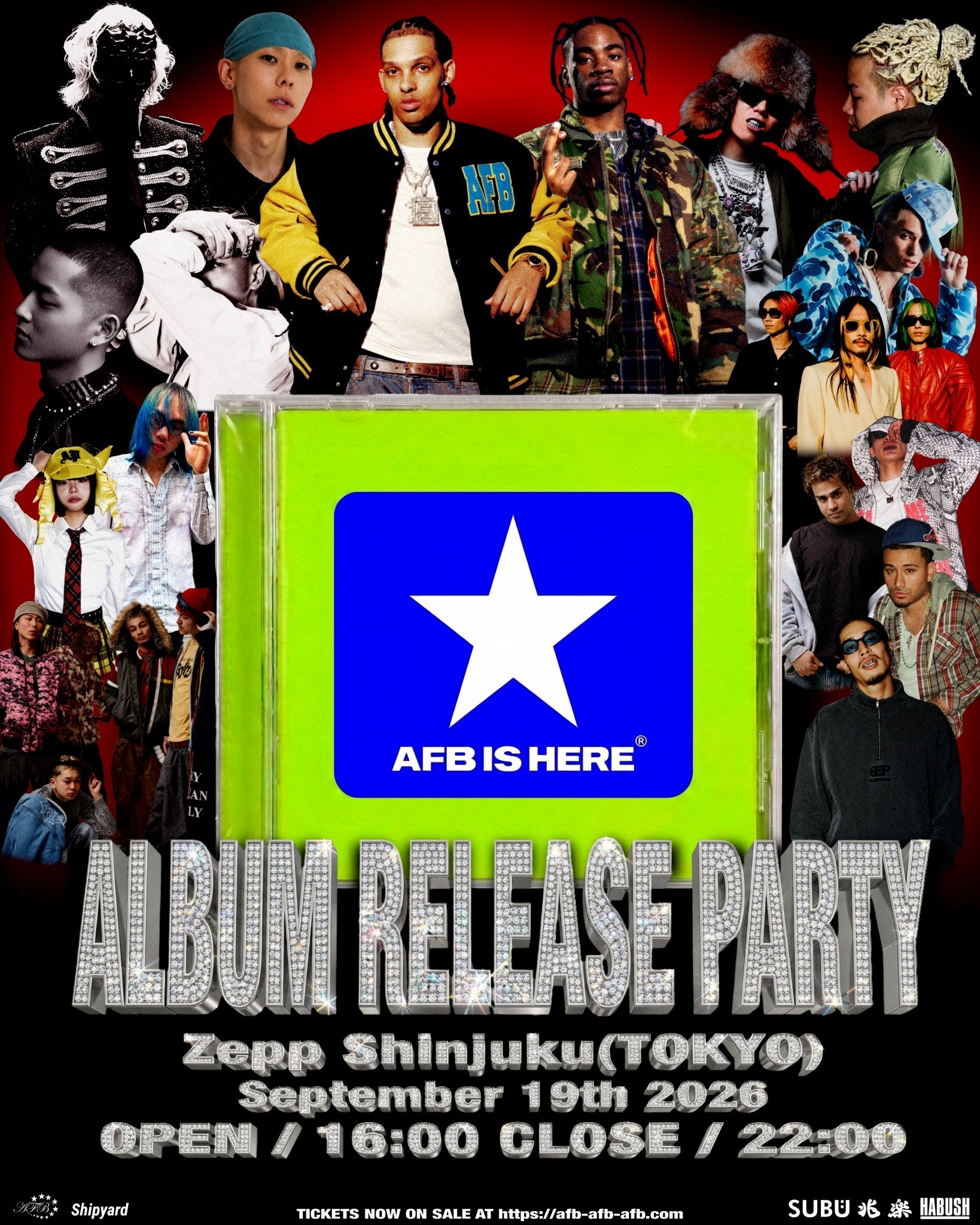 AFB初の全12曲コンピ盤記念イベント、9月19日に新宿2会場で開催 AFB初の全12曲コンピ盤記念イベント、9月19日に新宿2会場で開催