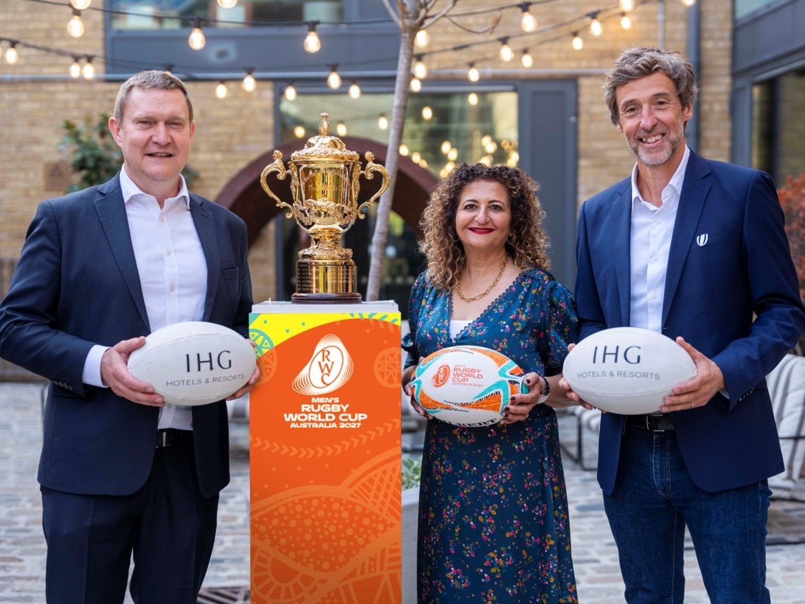 IHG、男子ラグビーワールドカップ2027公式ホテルパートナーに決定　豪州7都市で52試合