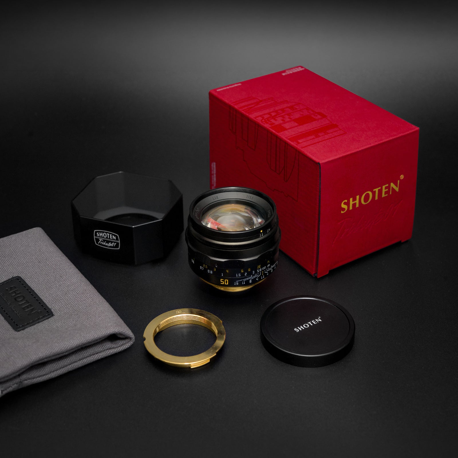 焦点工房、SHOTEN初の交換レンズ「TRIBUTE 01」発売 L39/M対応の50mm F1.1 焦点工房、SHOTEN初の交換レンズ「TRIBUTE 01」発売 L39/M対応の50mm F1.1