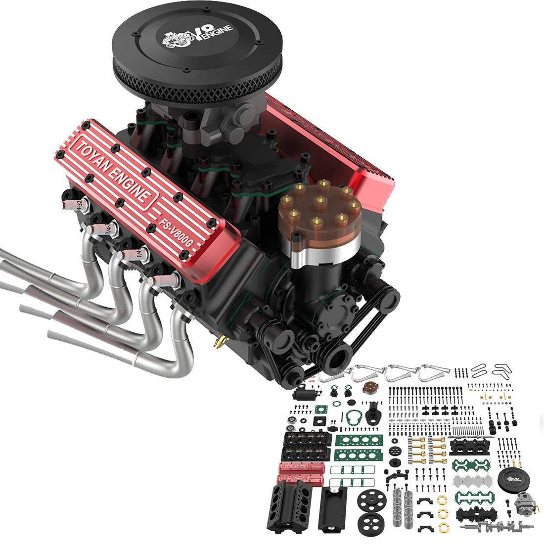 BLDB、TOYAN実動V8エンジン組立キットをクーポン「NEWS25」で25%割引 BLDB、TOYAN実動V8エンジン組立キットをクーポン「NEWS25」で25%割引