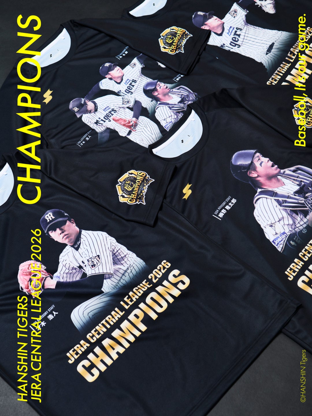 SSK、阪神タイガース「2年連続8度目」リーグ優勝記念Tシャツ・タオルをオンライン限定で予約販売 SSK、阪神タイガース「2年連続8度目」リーグ優勝記念Tシャツ・タオルをオンライン限定で予約販売