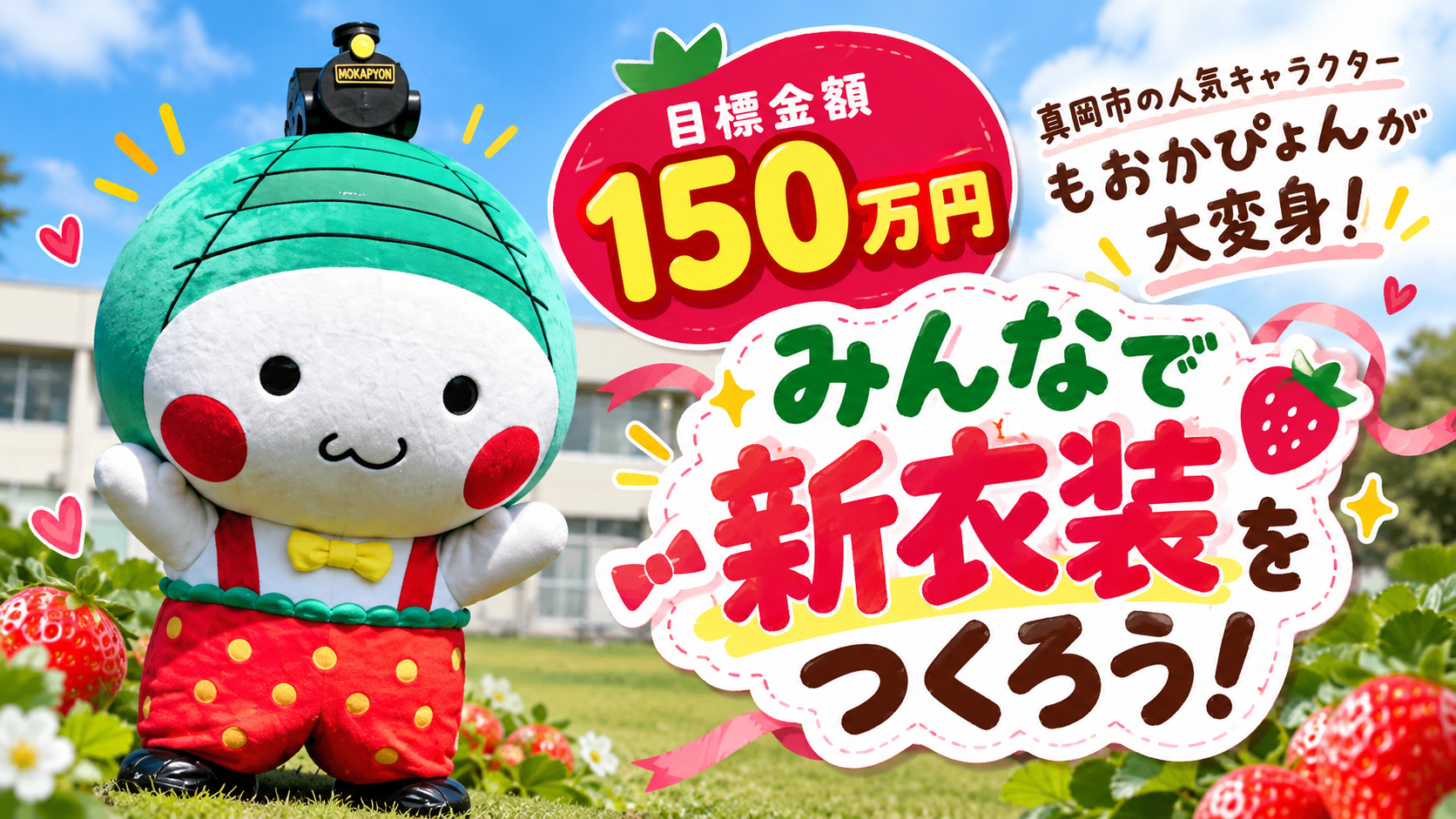 真岡市「もおかぴょん」新衣装へGCF開始、目標150万円 真岡市「もおかぴょん」新衣装へGCF開始、目標150万円