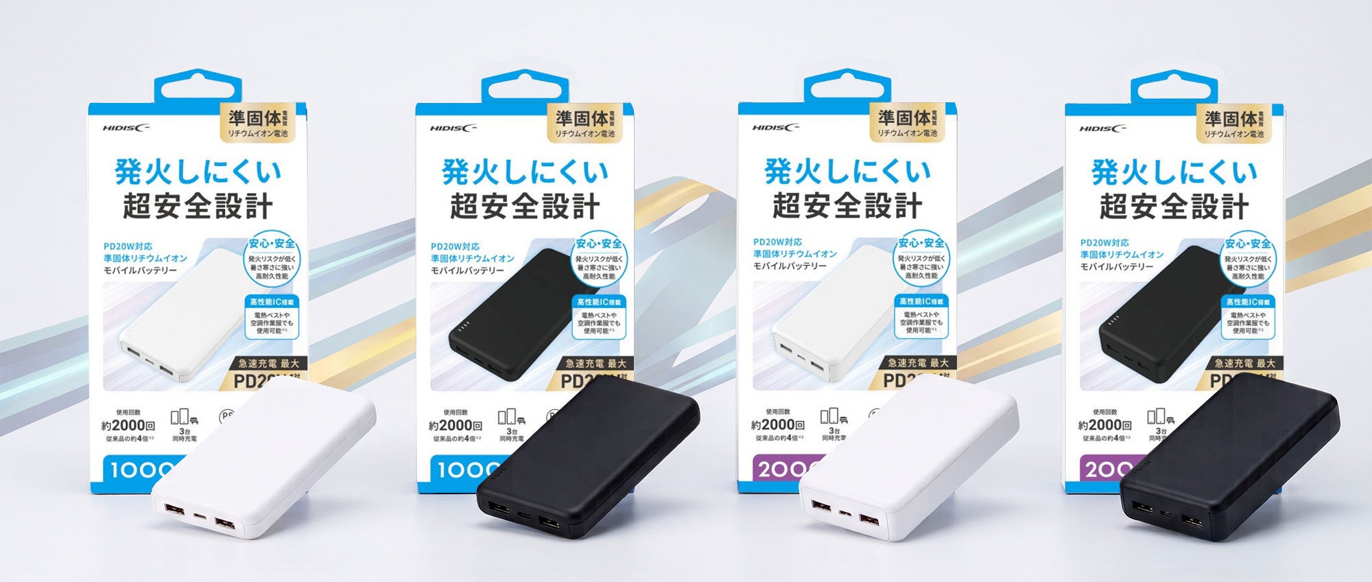 磁気研究所、準固体モバイルバッテリーをPD20W対応で拡充 1万/2万mAhを9月から順次投入 磁気研究所、準固体モバイルバッテリーをPD20W対応で拡充 1万/2万mAhを9月から順次投入