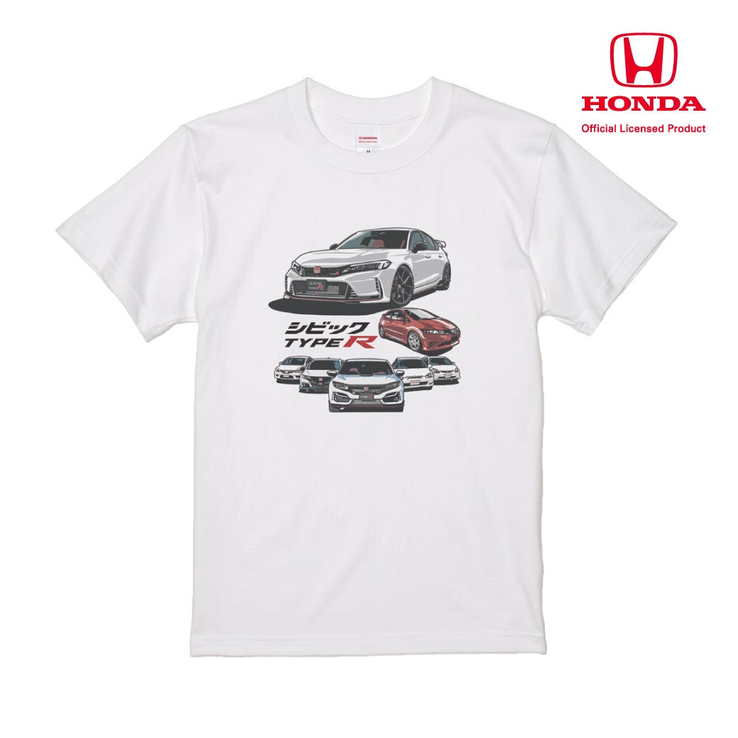 ホンダ公認「シビック TYPE R」Tシャツ、CAMSHOP.JPが楽天市場で販売開始 ホンダ公認「シビック TYPE R」Tシャツ、CAMSHOP.JPが楽天市場で販売開始