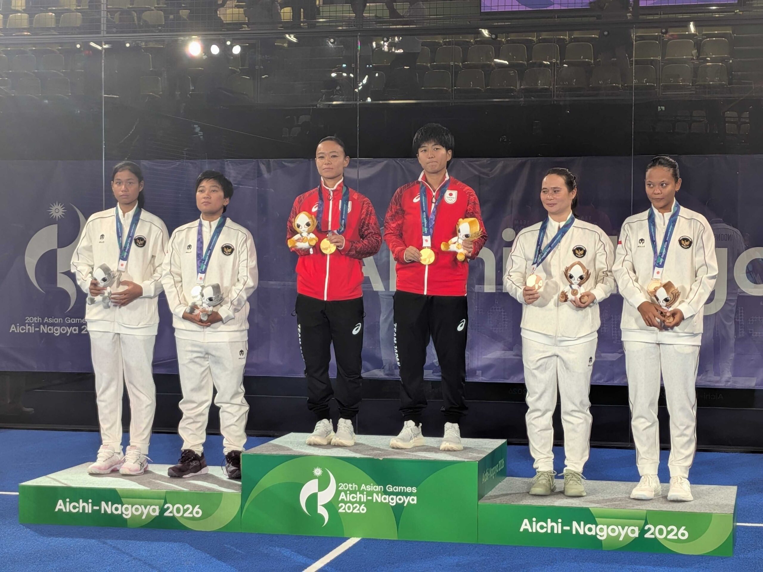 パデル初のアジア大会、日本女子が決勝2-0で金 徳本・塚本ペアが初代王者 パデル初のアジア大会、日本女子が決勝2-0で金 徳本・塚本ペアが初代王者