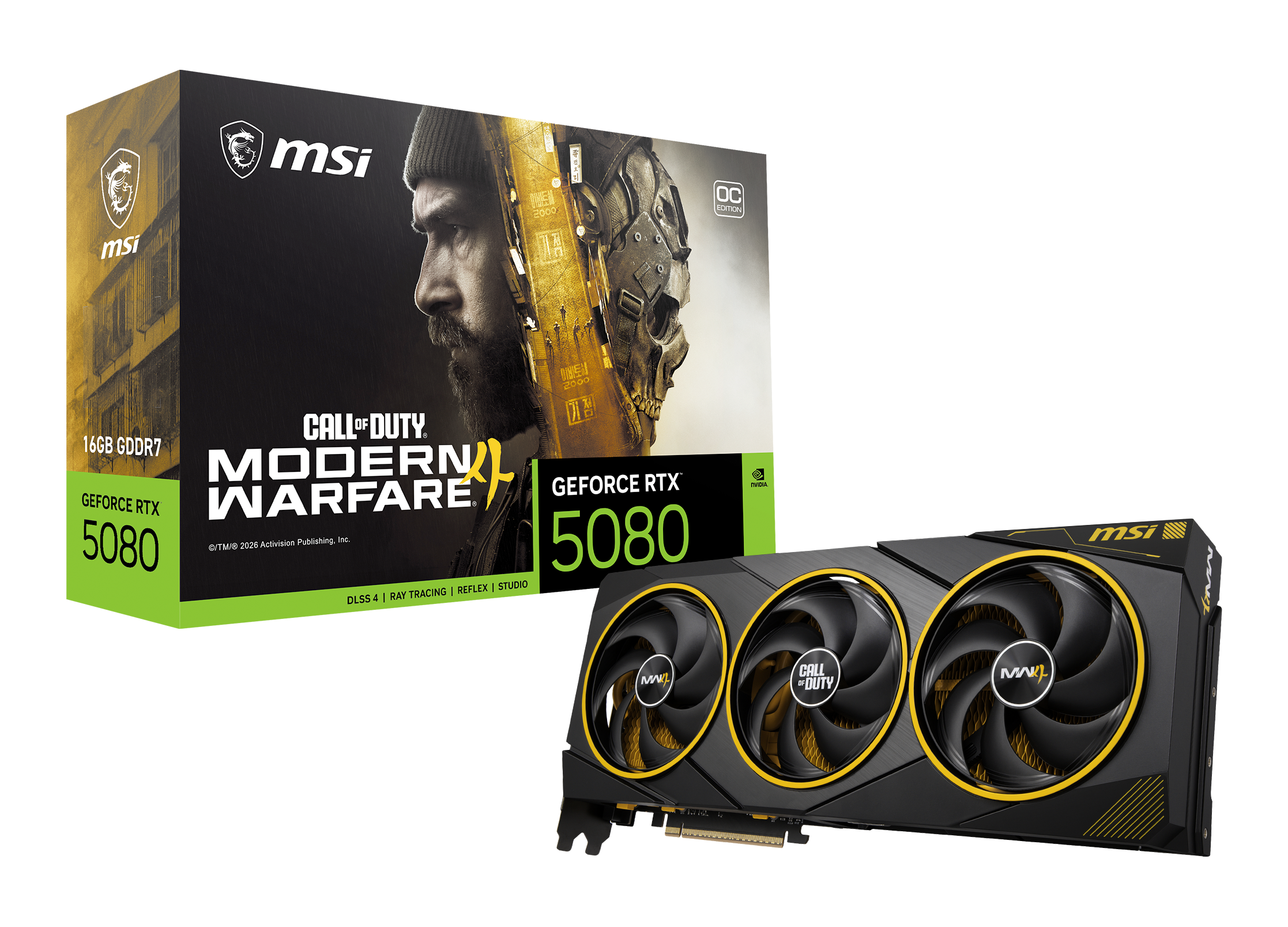 MSI、GeForce RTX 5080の「COD MW4」限定デザインモデルを10月24日0時に数量限定発売