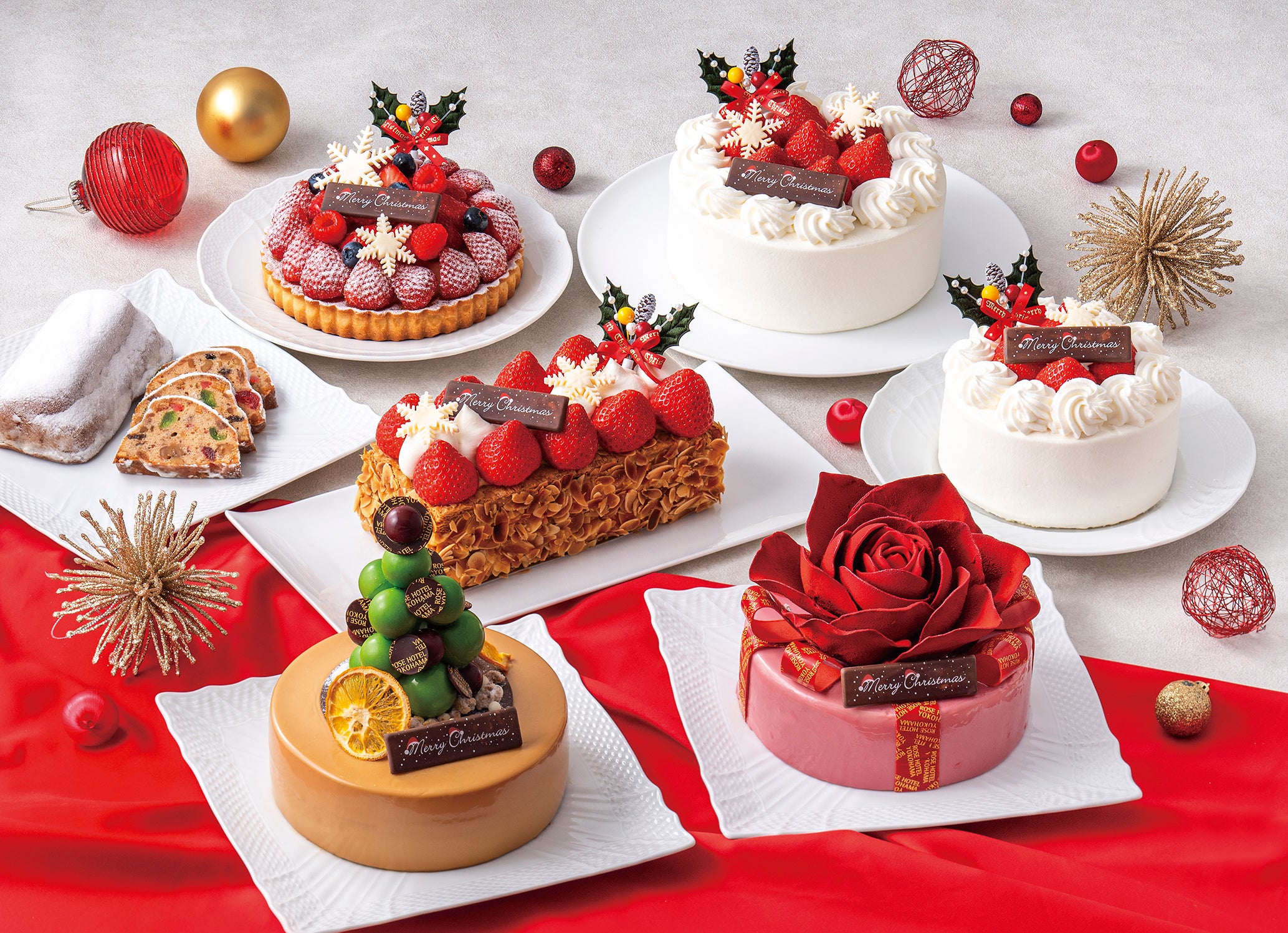 ローズホテル横浜、クリスマスケーキ5種と初のテイクアウトデリを12月販売 10月1日予約開始 ローズホテル横浜、クリスマスケーキ5種と初のテイクアウトデリを12月販売 10月1日予約開始