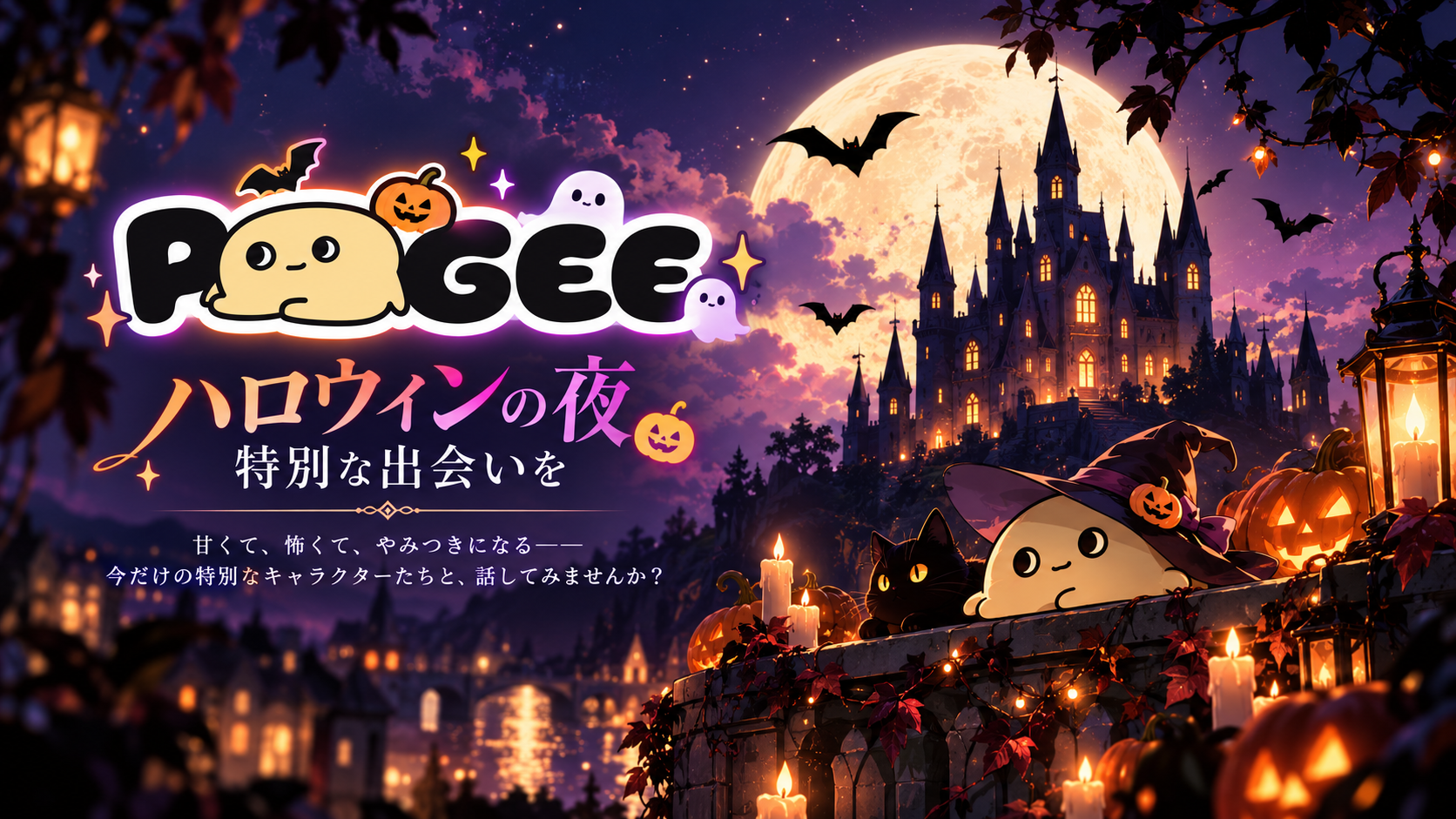 Pogee、AIキャラとの関係を“会話の外”へ広げる新体験を提供 ハロウィン企画も開催 Pogee、AIキャラとの関係を“会話の外”へ広げる新体験を提供 ハロウィン企画も開催