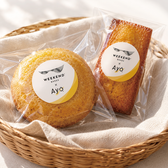 無味無臭パウダー「Ayo」配合のグルテンフリー焼き菓子、浜町マルシェで販売開始 無味無臭パウダー「Ayo」配合のグルテンフリー焼き菓子、浜町マルシェで販売開始