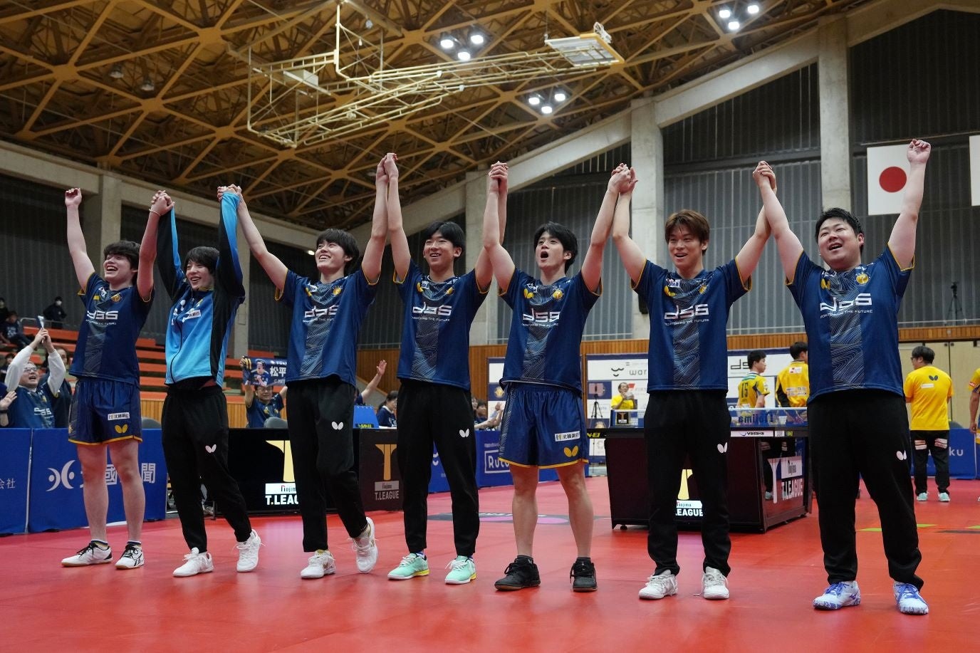 イオンモールかほくでTリーグPV、金沢ポート応援企画　先着20人に記念Tシャツ