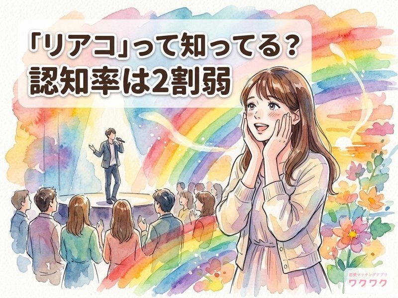 「リアコ」認知24%、経験14%　ワクワクメールが会員500人調査を公表