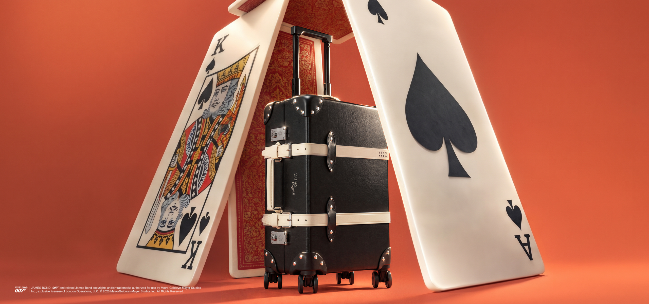 グローブ・トロッター、「007 カジノ・ロワイヤル」新作を10月5日発売 世界限定100台モデルも グローブ・トロッター、「007 カジノ・ロワイヤル」新作を10月5日発売 世界限定100台モデルも